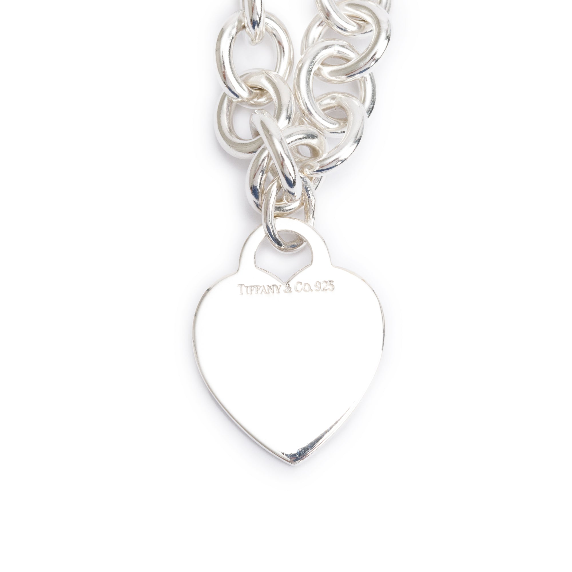 Tiffany & Co. Sterling Silver Heart Tag Necklace