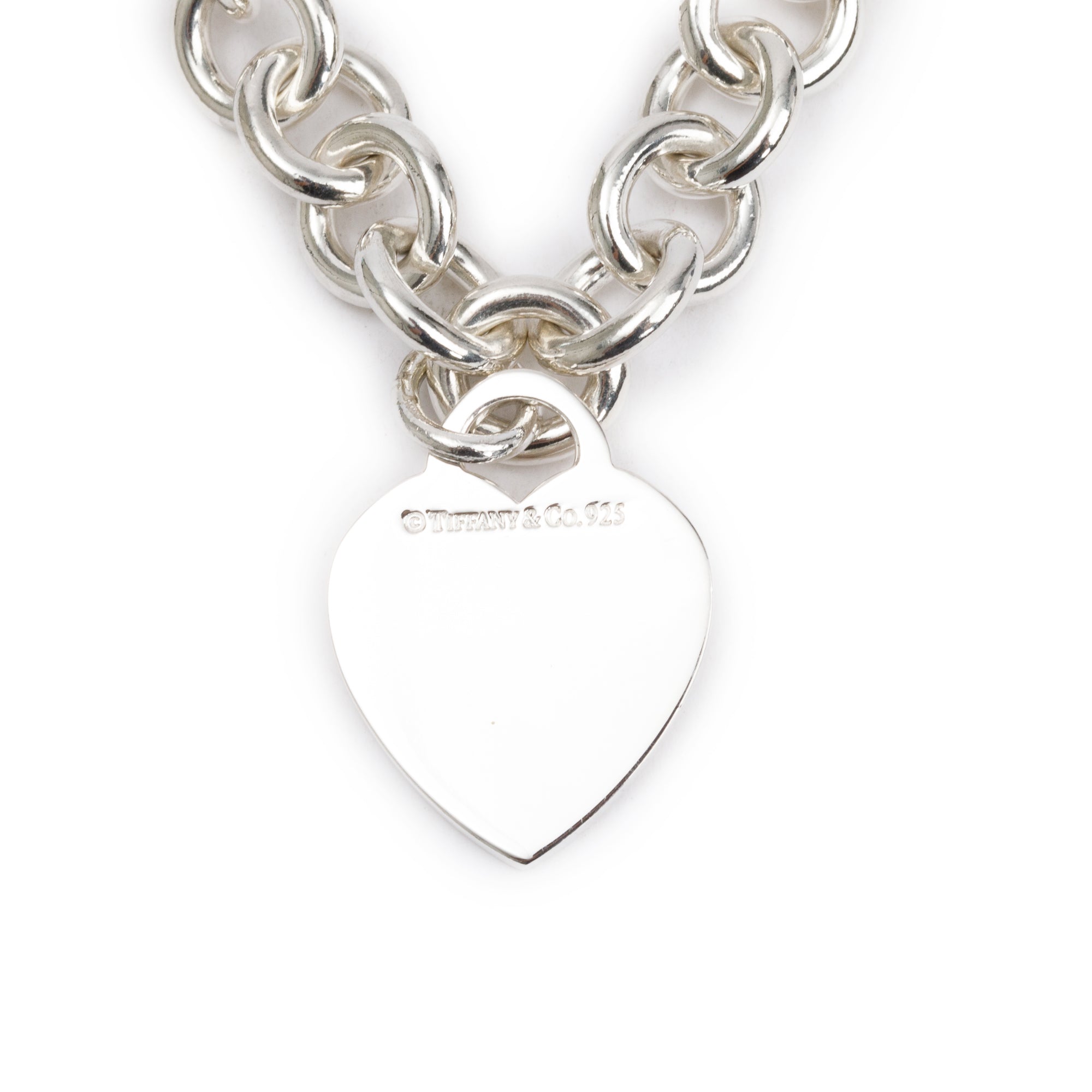 Tiffany & Co. Sterling Silver Heart Tag Necklace