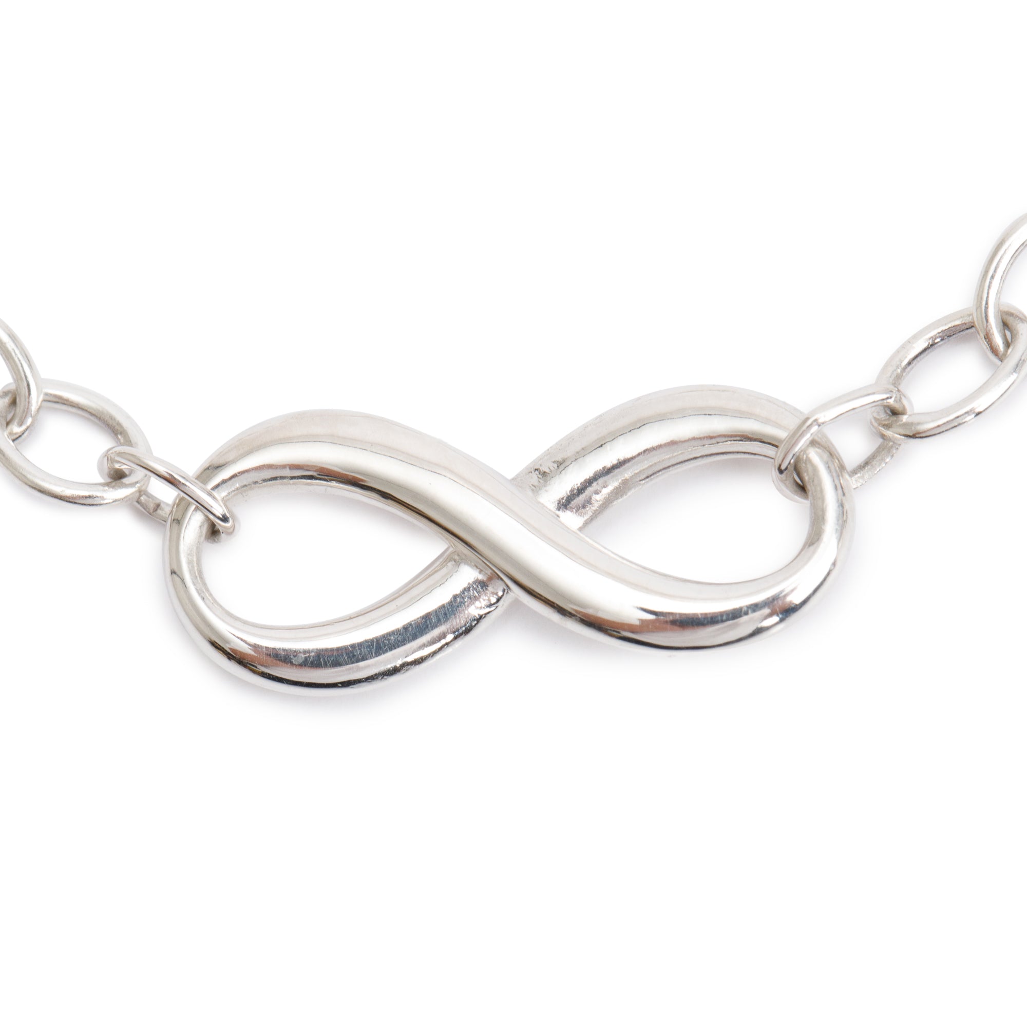 Tiffany & Co. Sterling Silver Infinity Link Bracelet