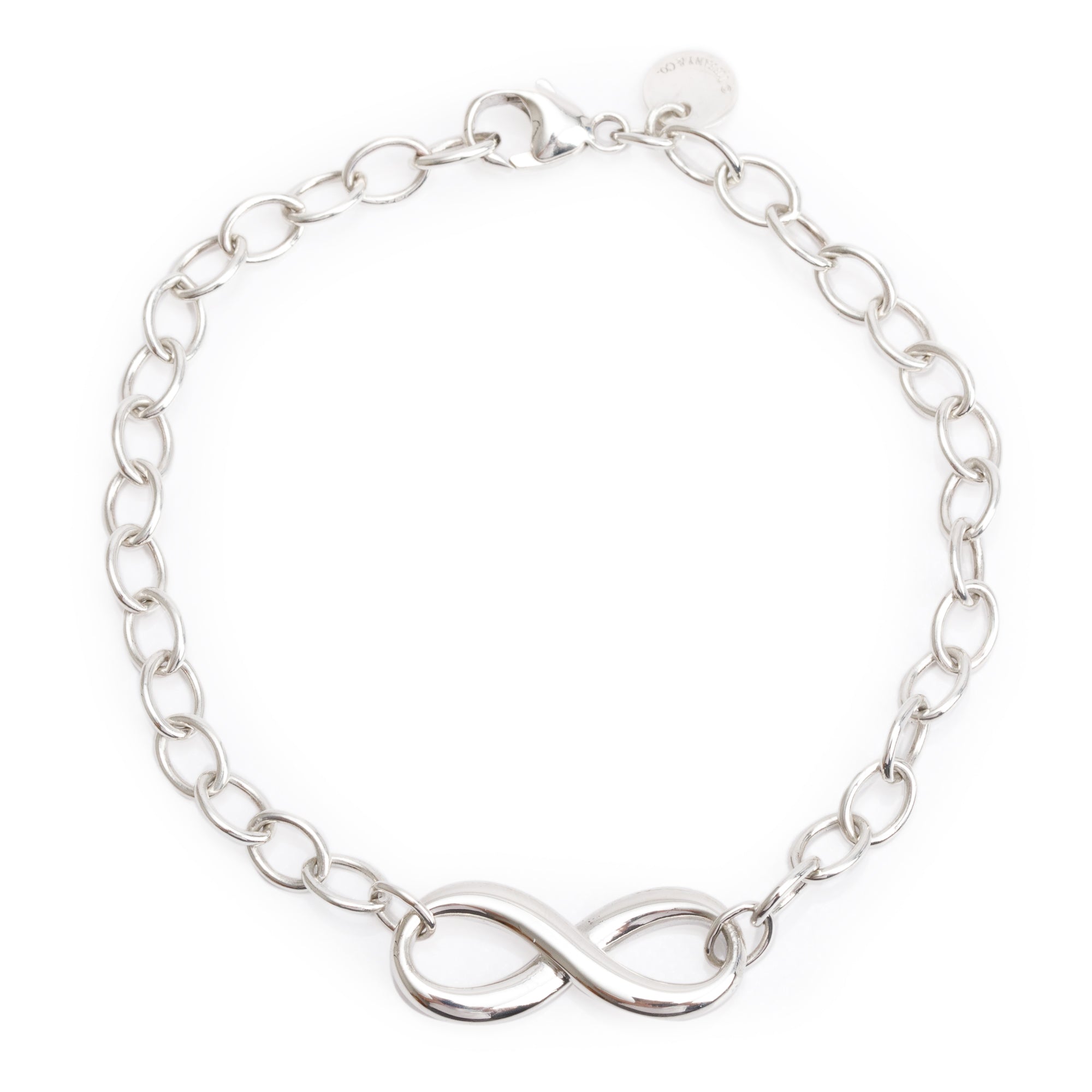 Tiffany & Co. Sterling Silver Infinity Link Bracelet