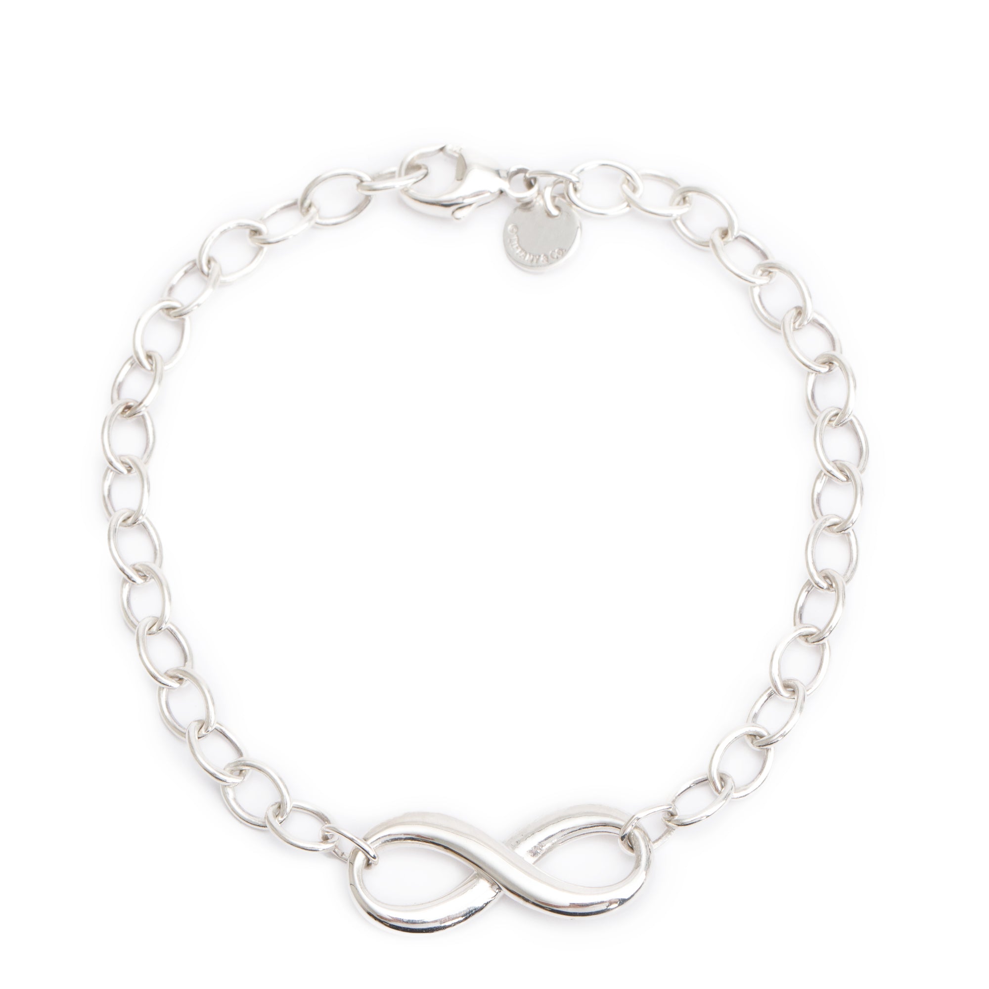 Tiffany & Co. Sterling Silver Infinity Link Bracelet