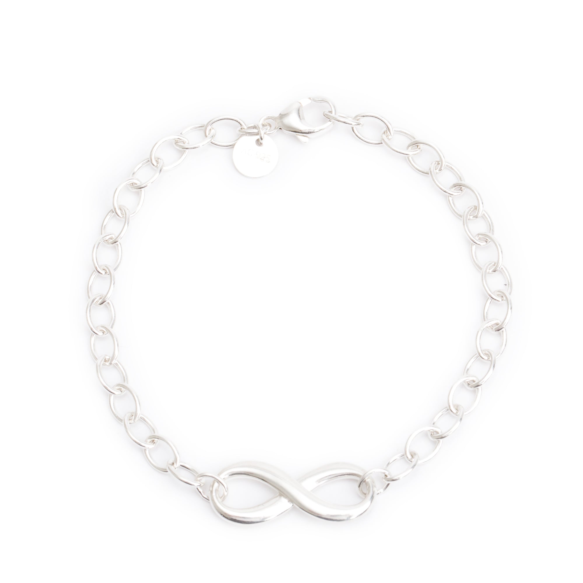 Tiffany & Co. Sterling Silver Infinity Link Bracelet