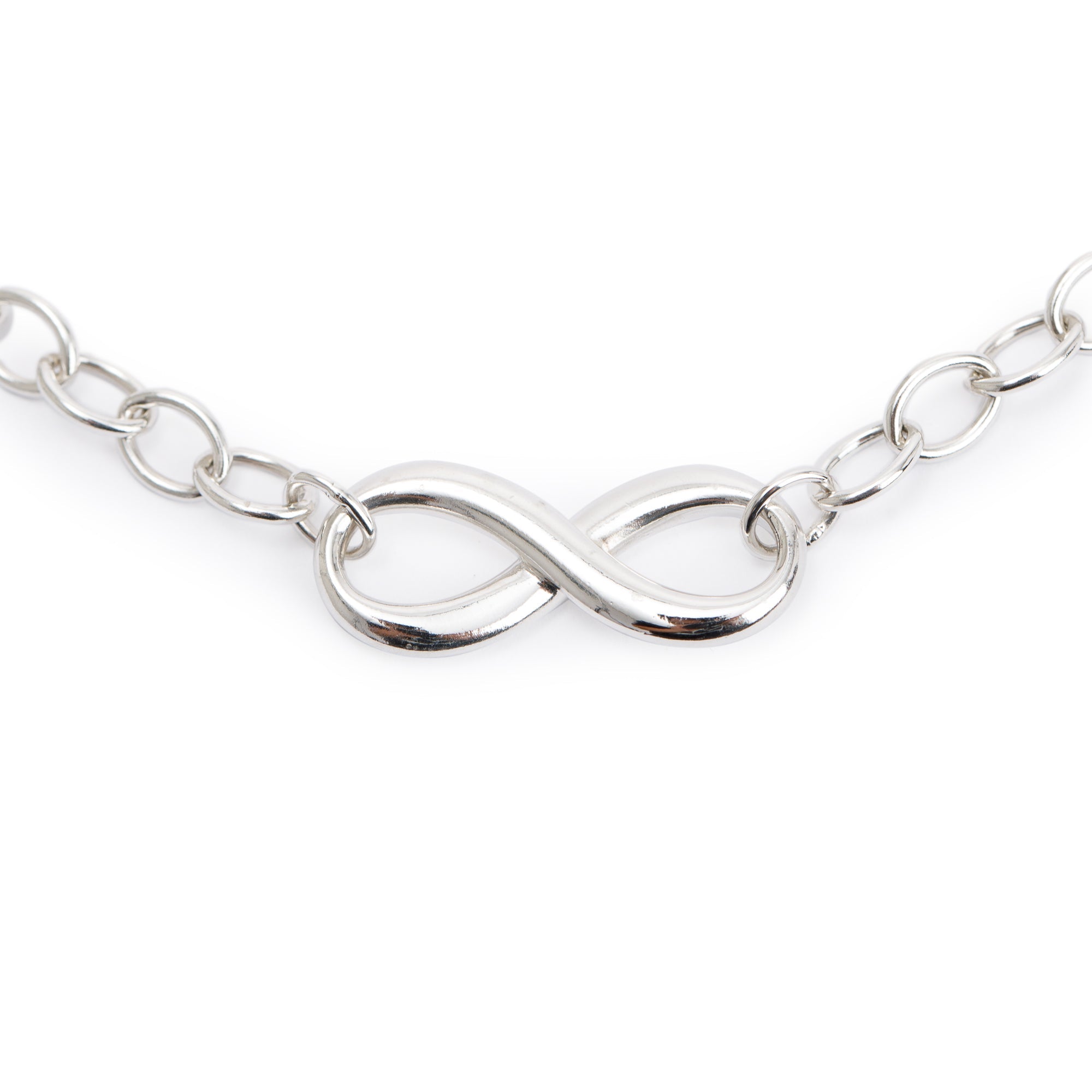 Tiffany & Co. Sterling Silver Infinity Link Necklace