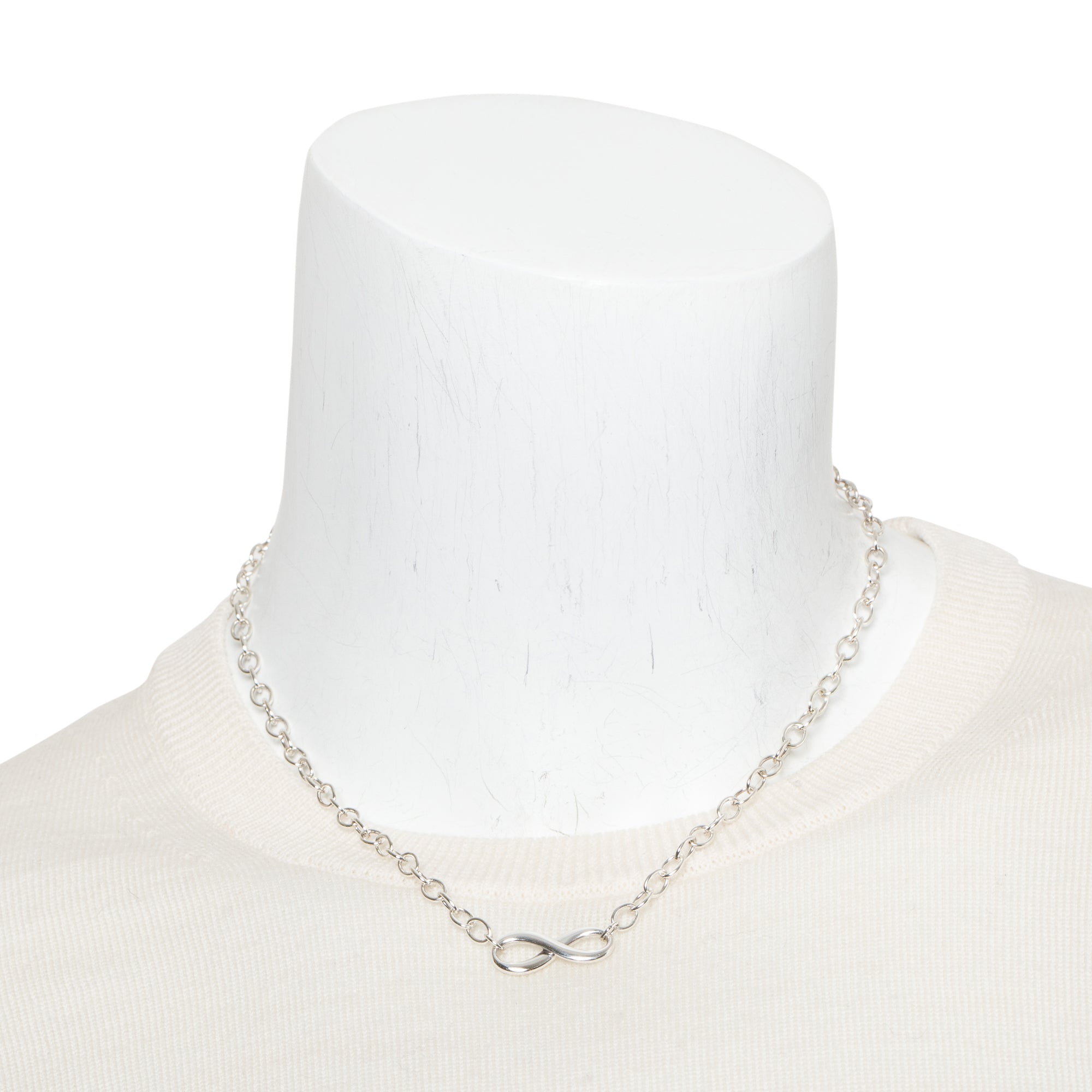 Tiffany & Co. Sterling Silver Infinity Link Necklace