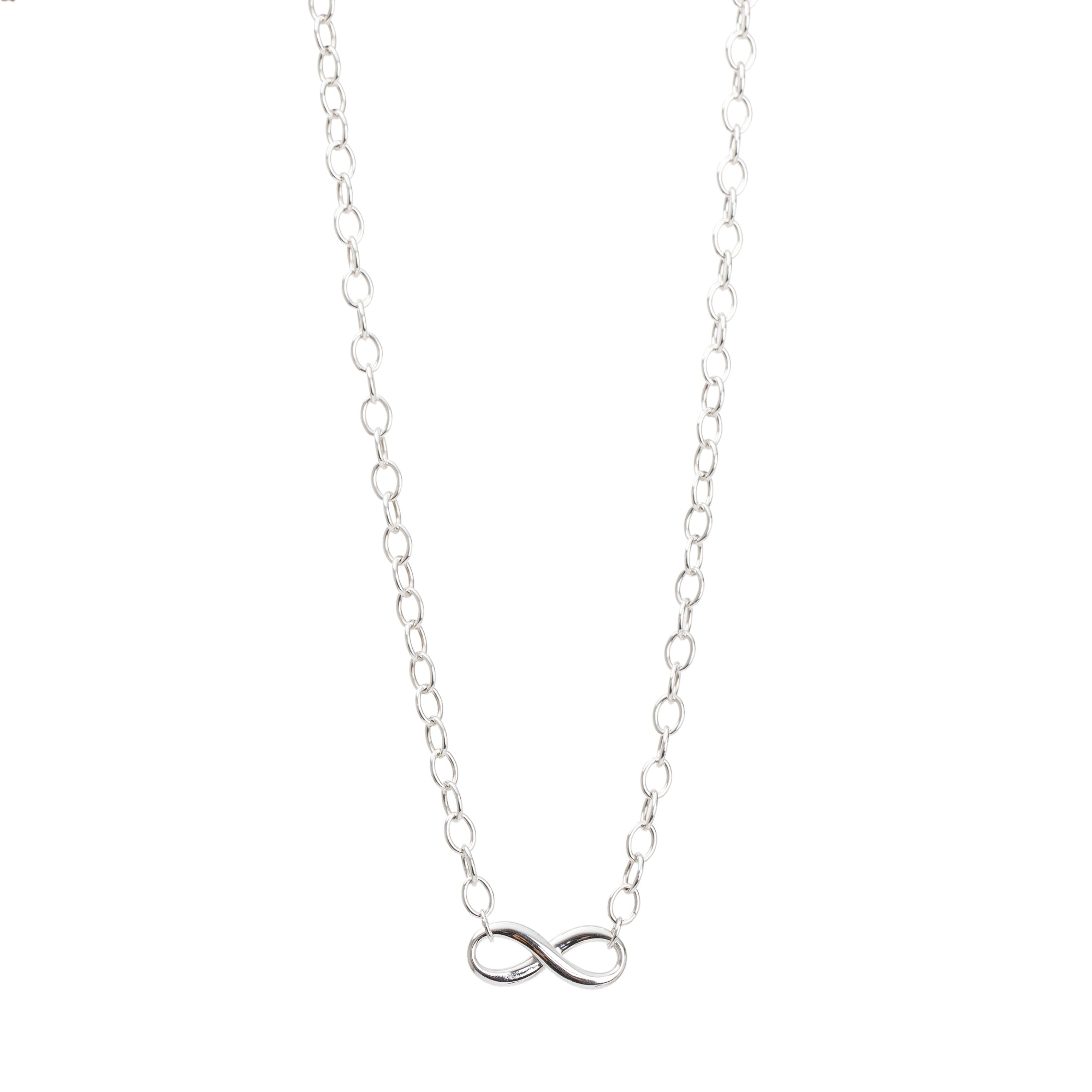 Tiffany & Co. Sterling Silver Infinity Link Necklace