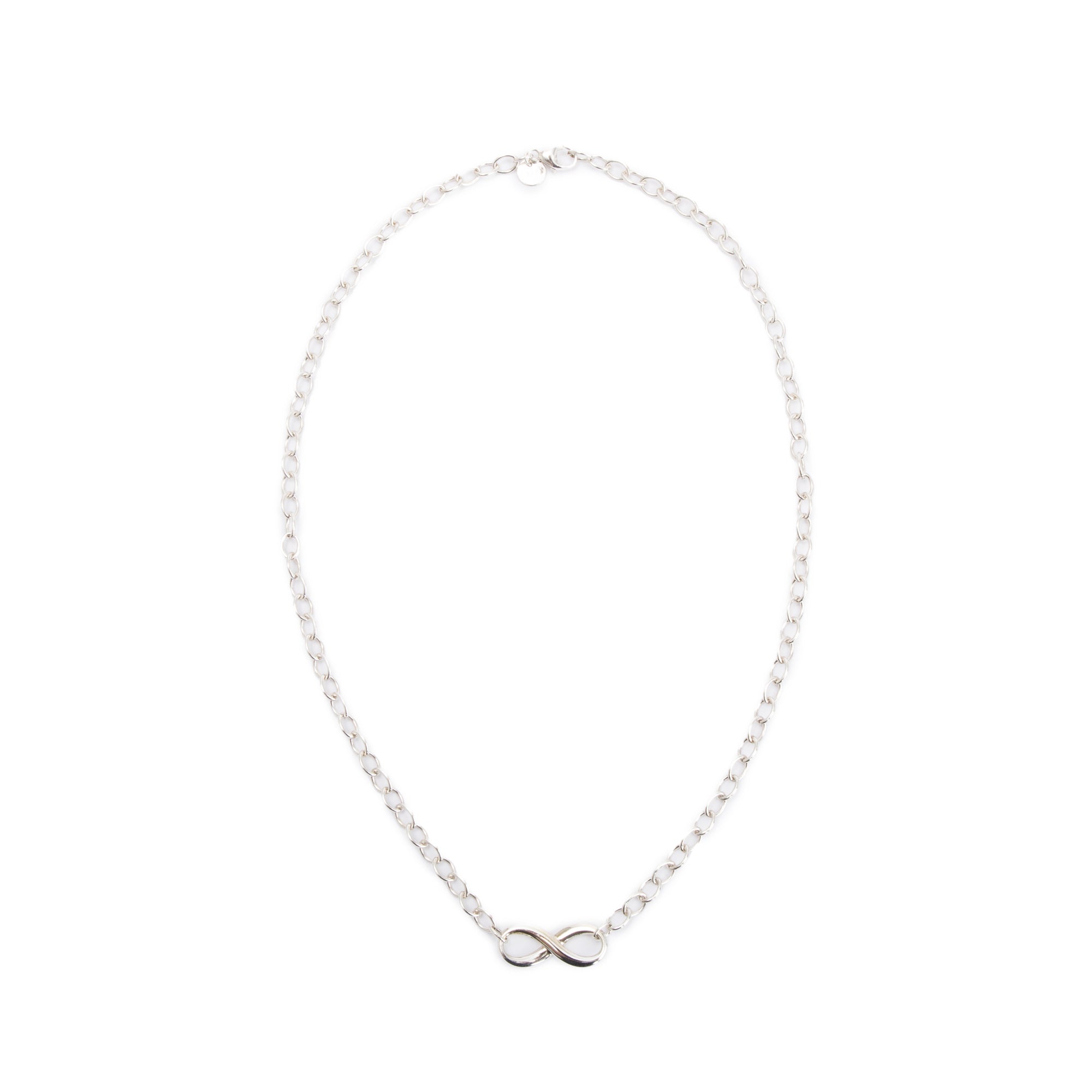 Tiffany & Co. Sterling Silver Infinity Link Necklace