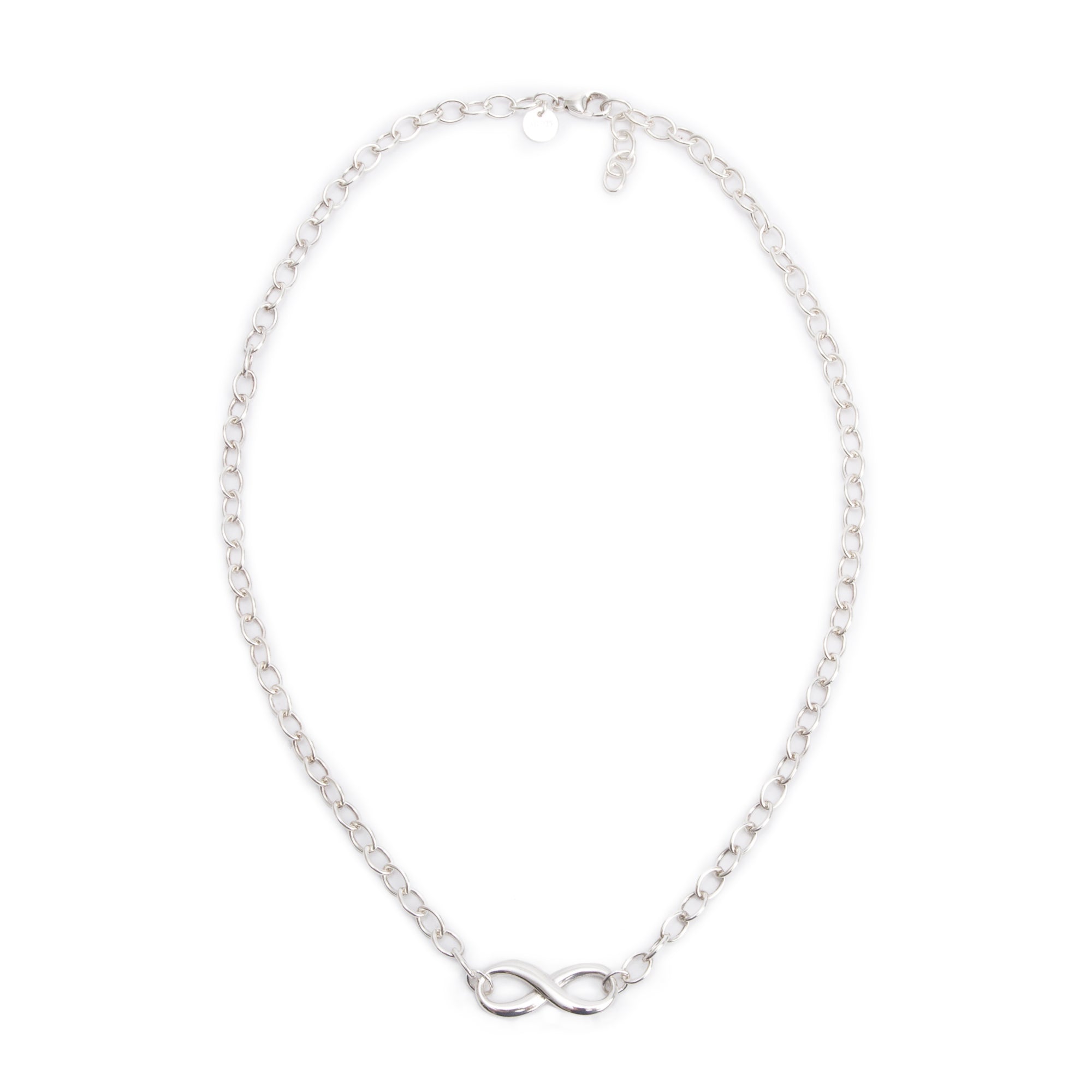 Tiffany & Co. Sterling Silver Infinity Link Necklace