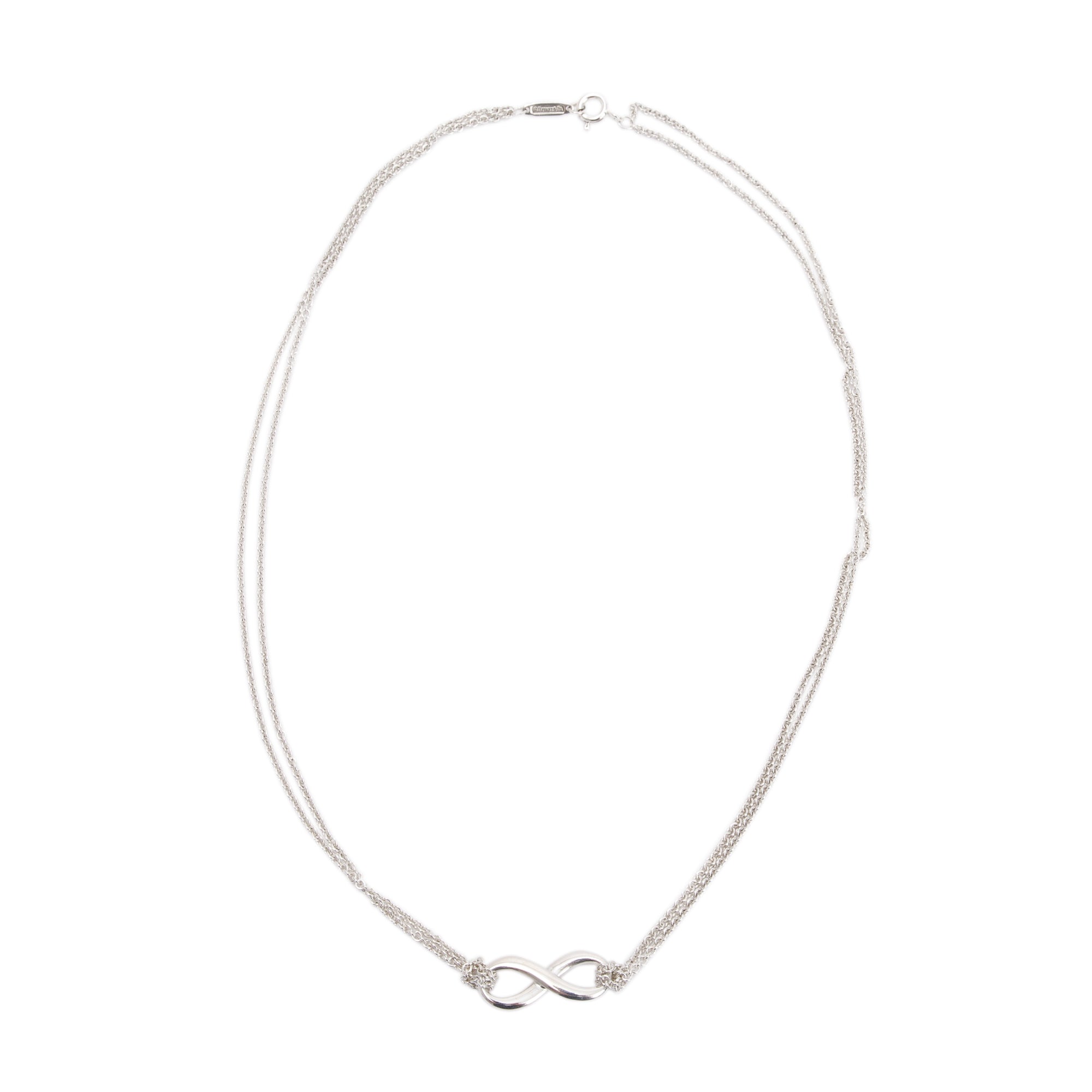 Tiffany & Co. Sterling Silver Infinity Pendant Necklace