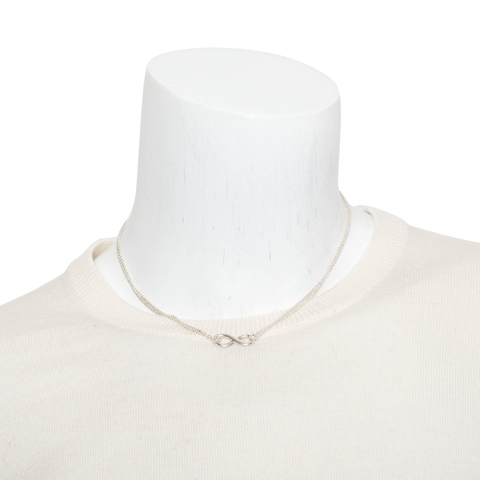 Tiffany & Co. Sterling Silver Infinity Pendant Necklace