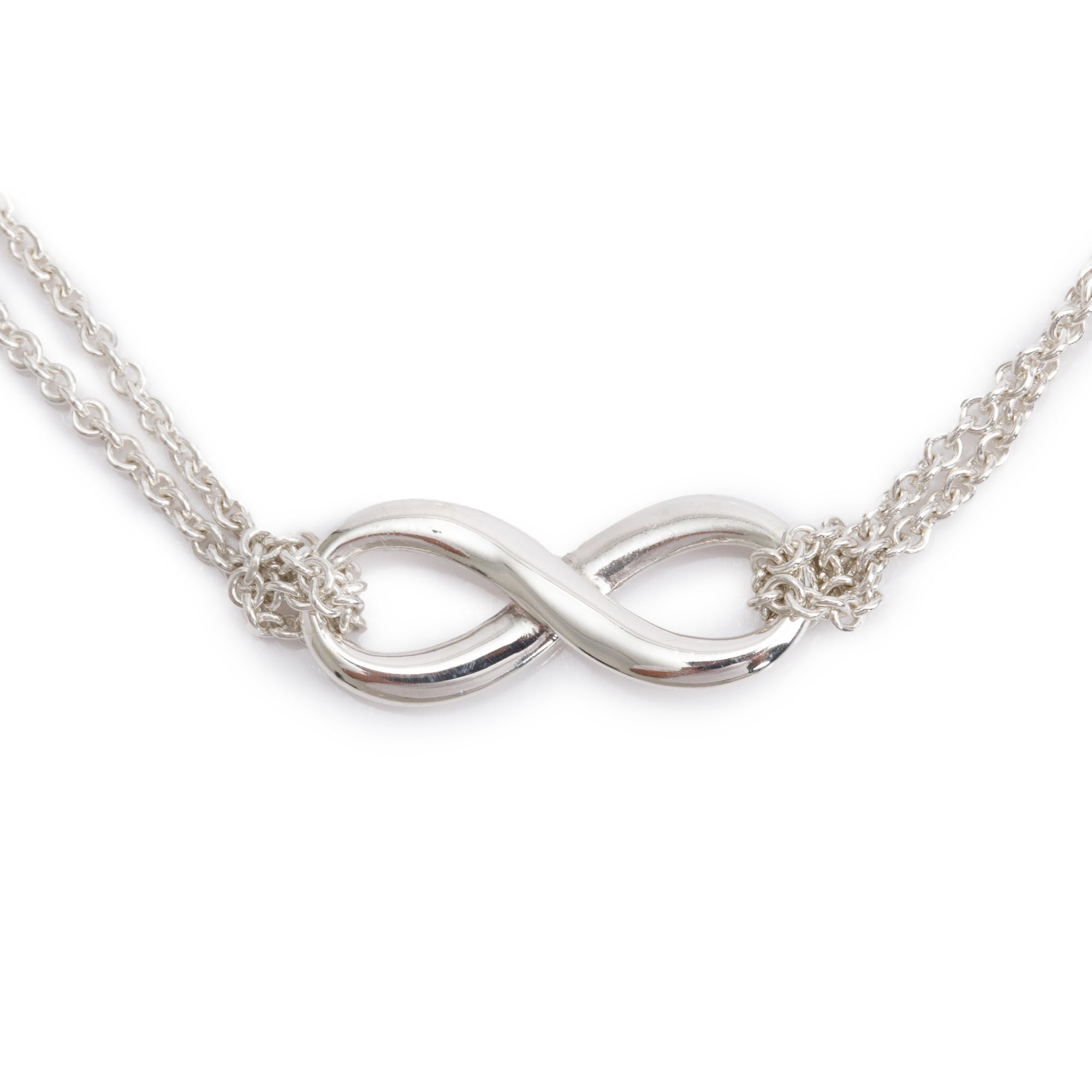Tiffany & Co. Sterling Silver Infinity Pendant Necklace