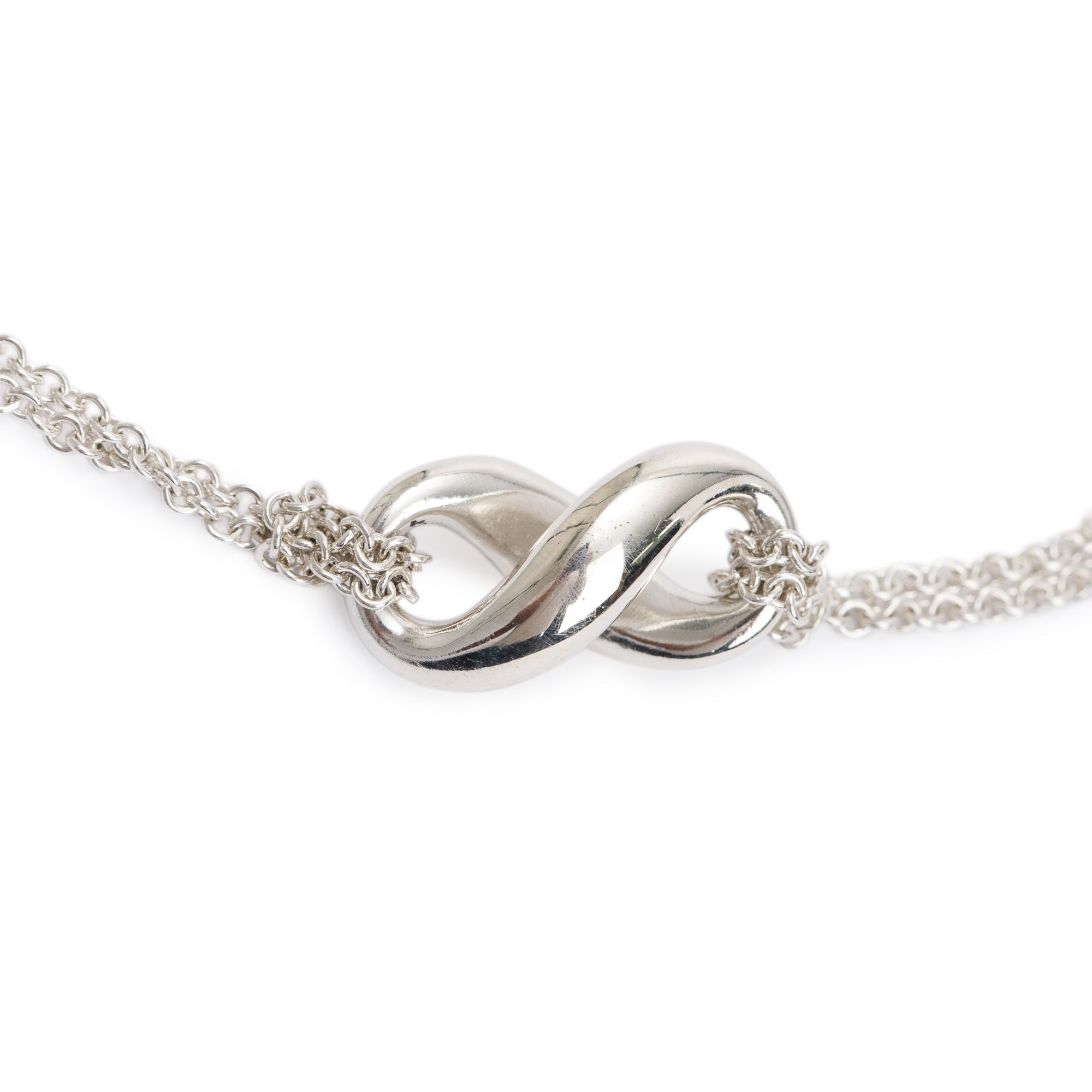 Tiffany & Co. Sterling Silver Infinity Pendant Necklace