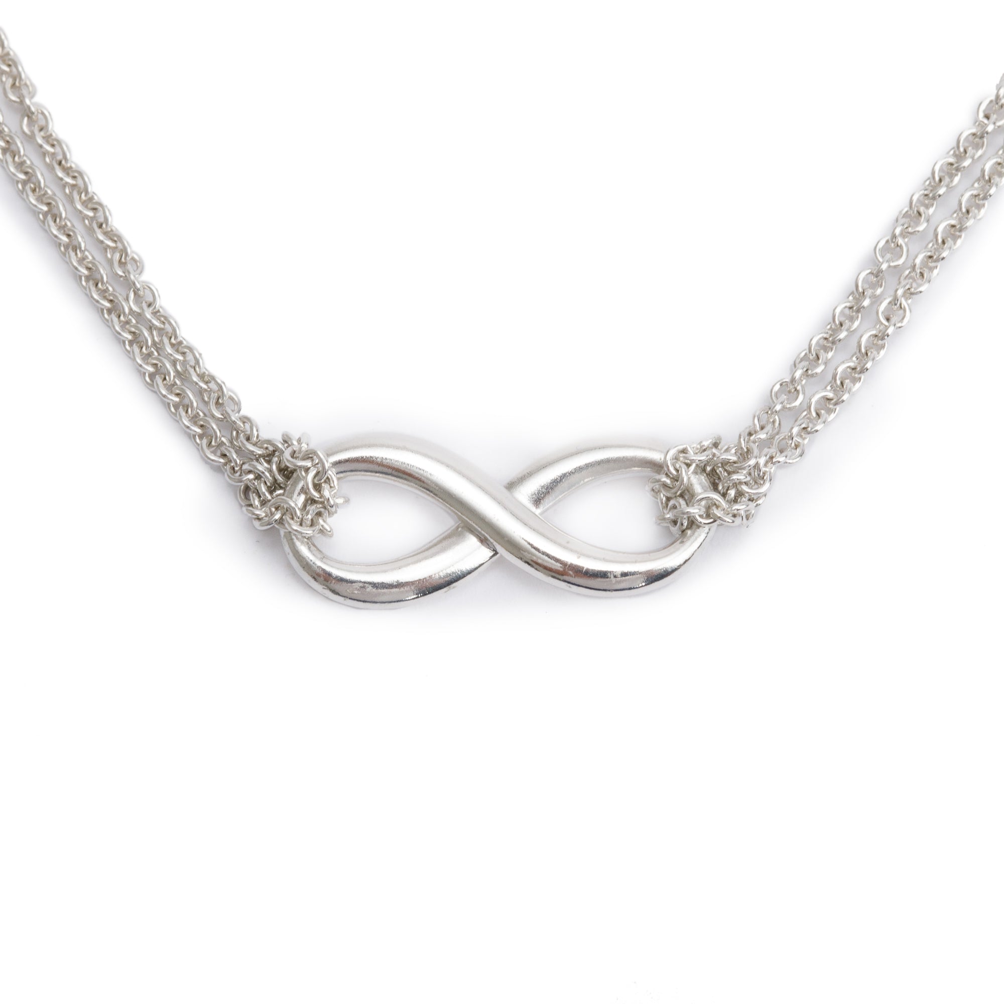 Tiffany & Co. Sterling Silver Infinity Pendant Necklace