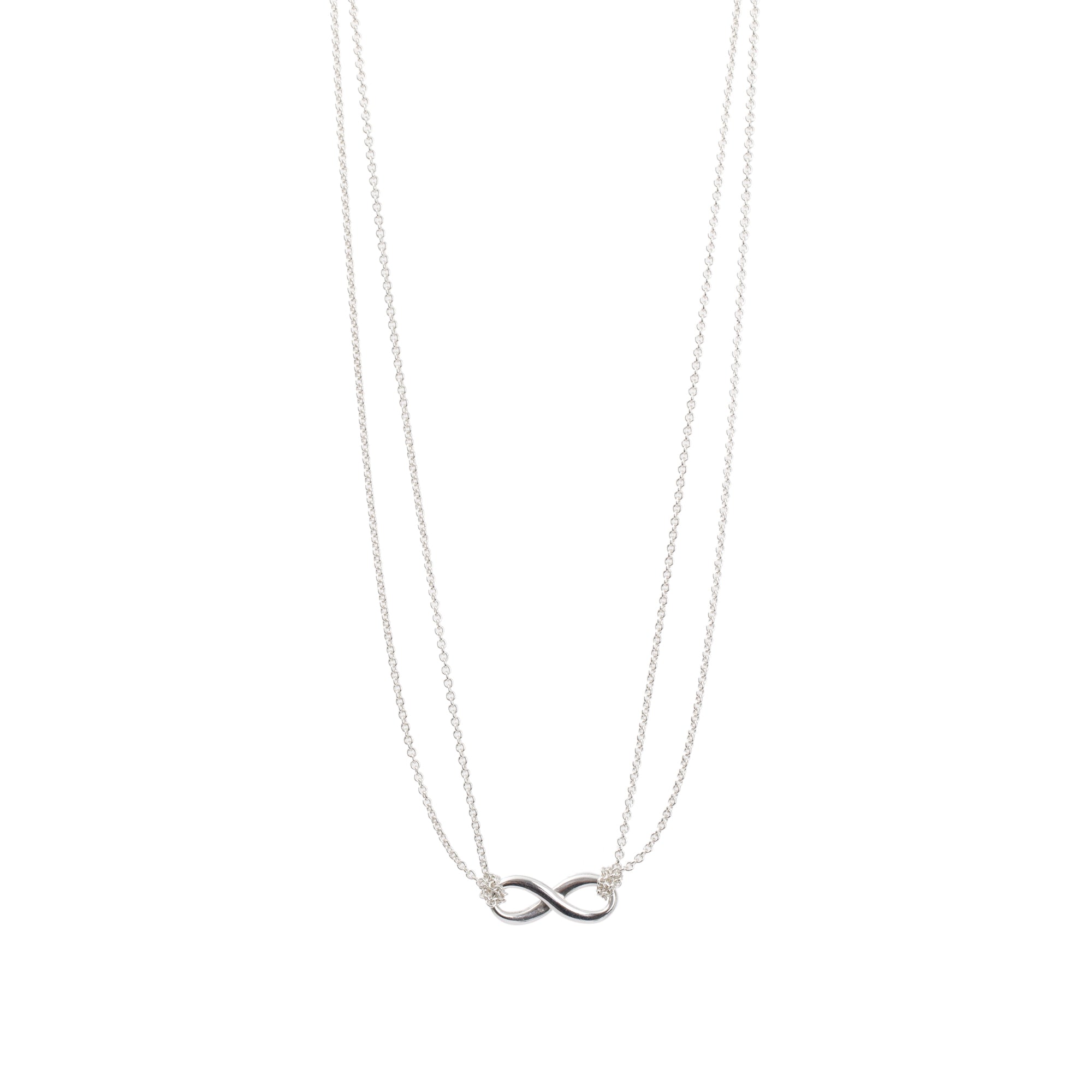 Tiffany & Co. Sterling Silver Infinity Pendant Necklace