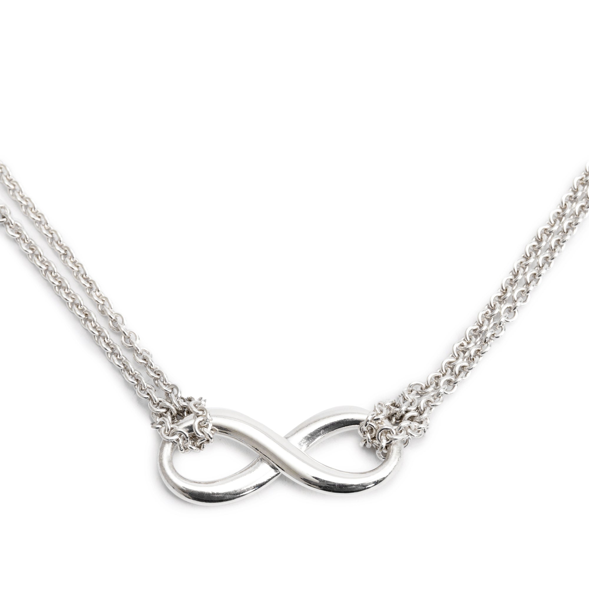 Tiffany & Co. Sterling Silver Infinity Pendant Necklace