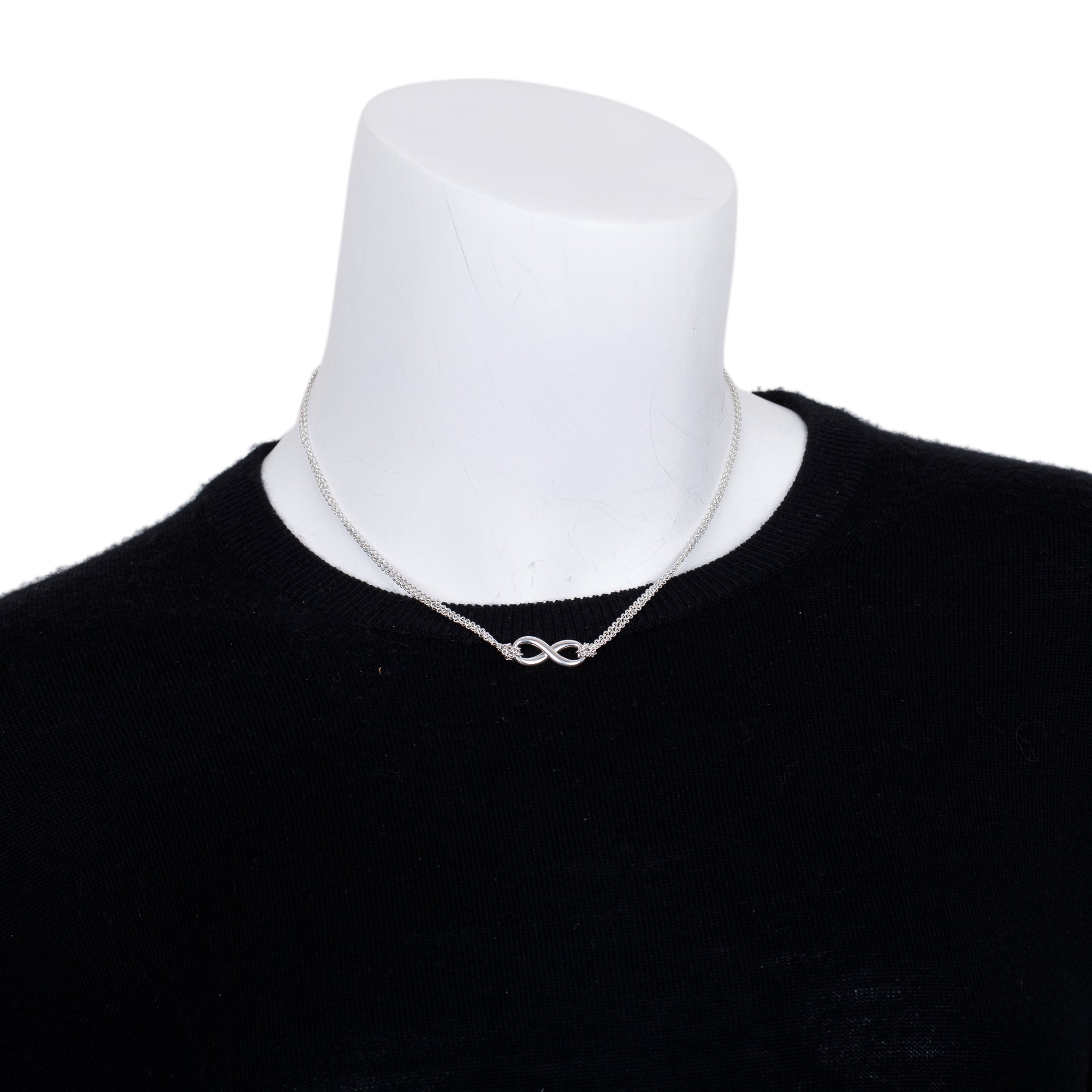 Tiffany & Co. Sterling Silver Infinity Pendant Necklace