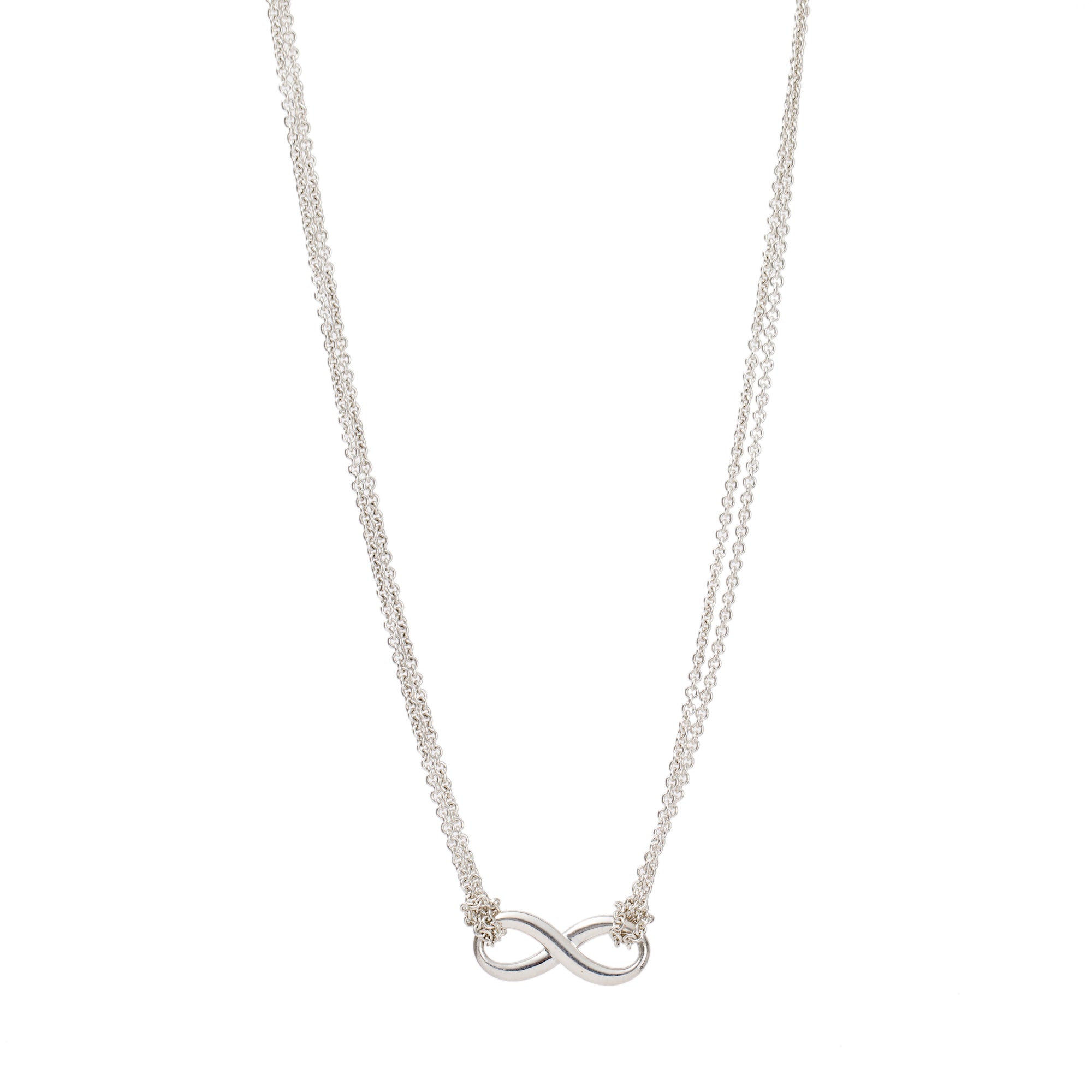 Tiffany & Co. Sterling Silver Infinity Pendant Necklace