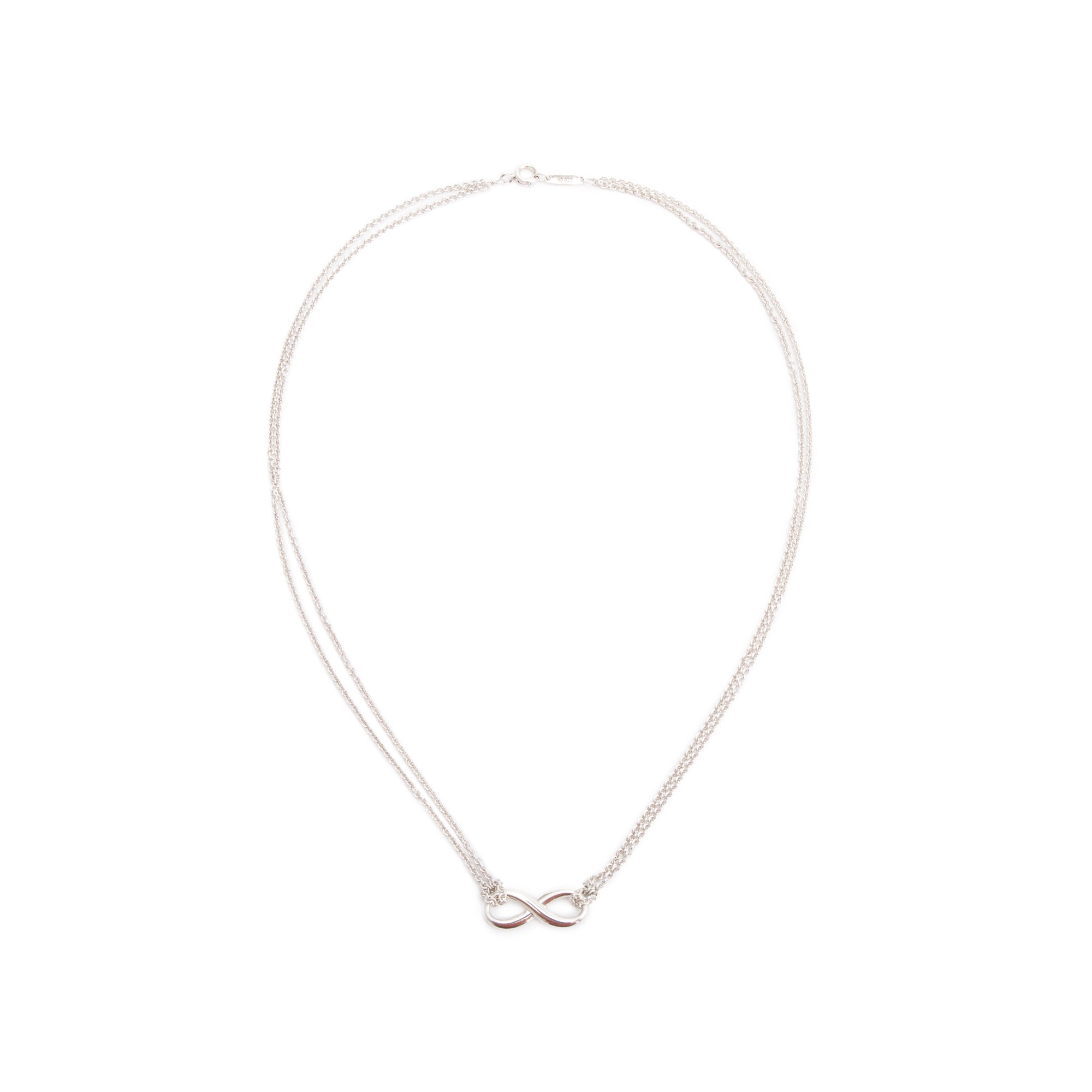 Tiffany & Co. Sterling Silver Infinity Pendant Necklace