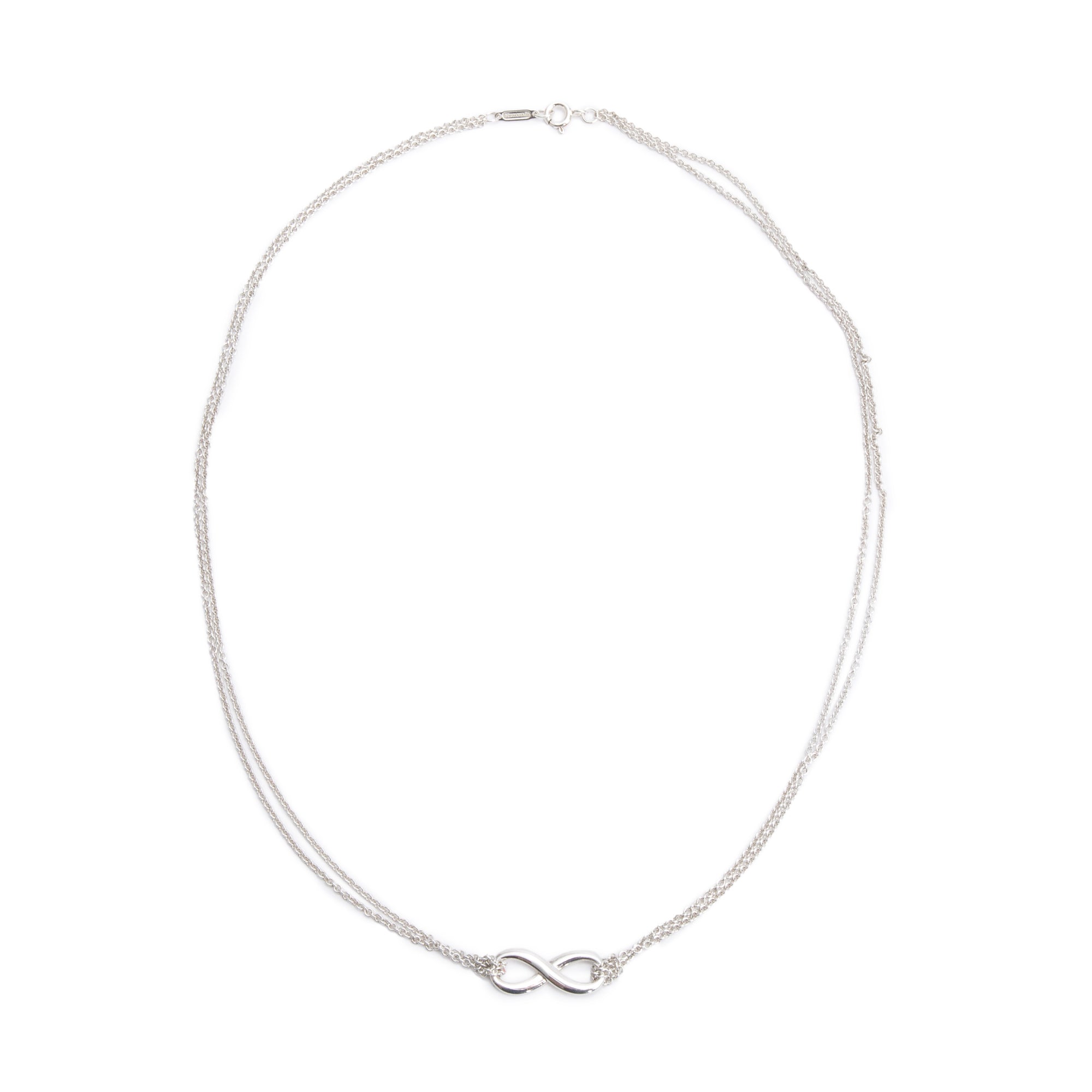 Tiffany & Co. Sterling Silver Infinity Pendant Necklace