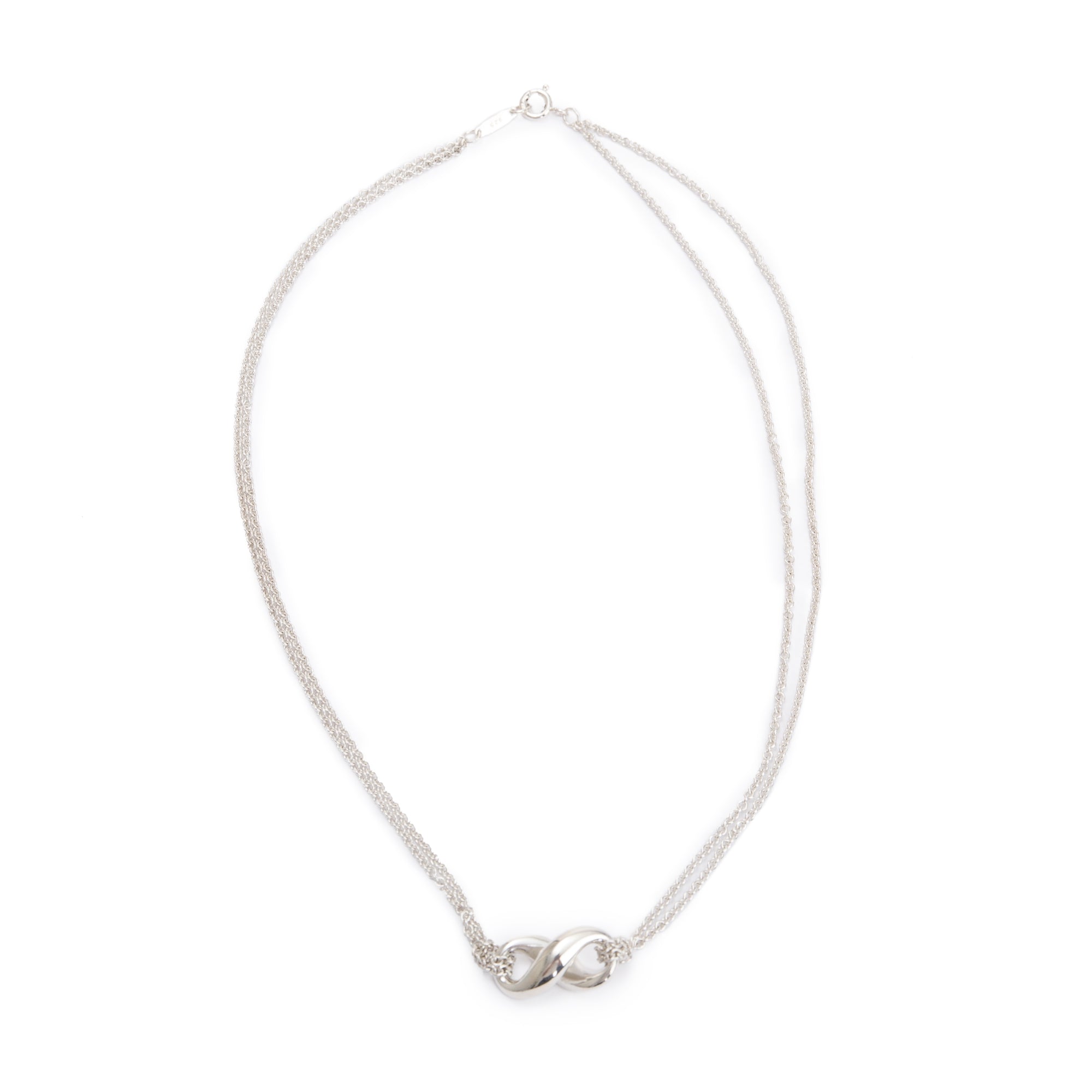Tiffany & Co. Sterling Silver Infinity Pendant Necklace