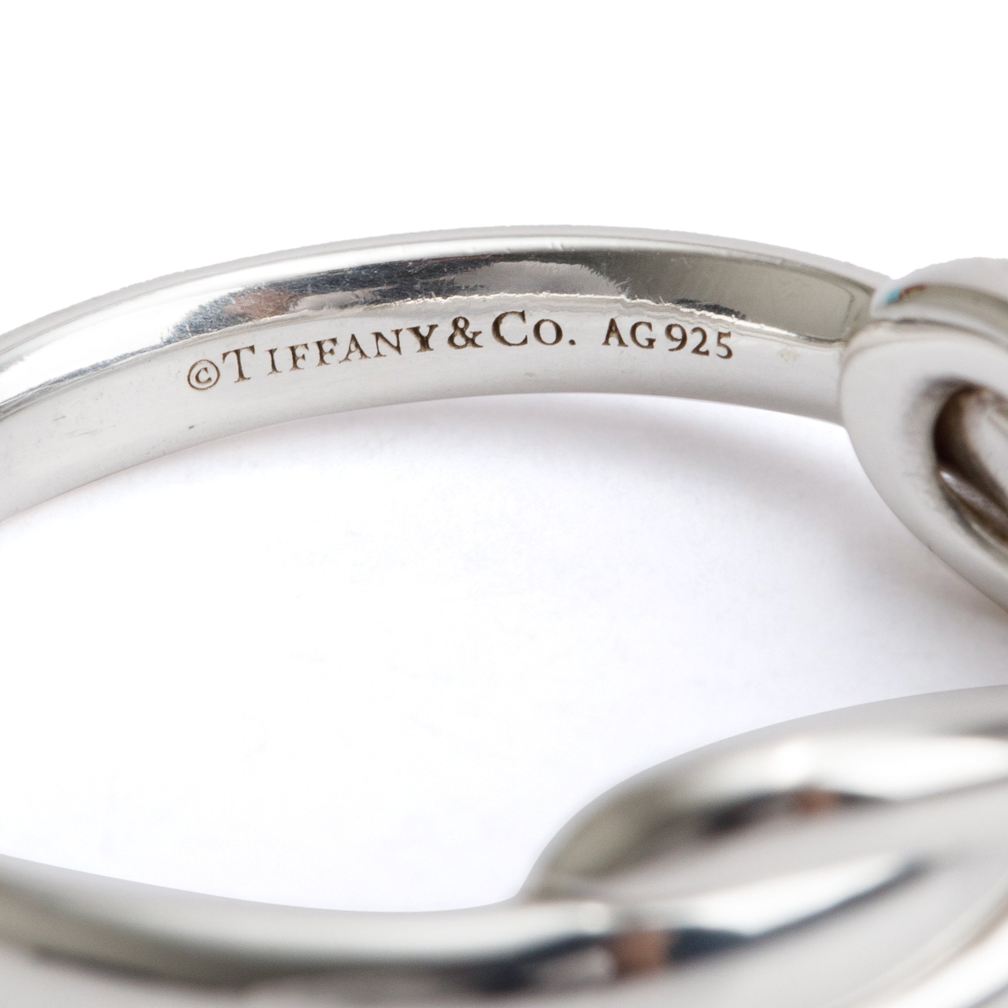 Tiffany & Co. Sterling Silver Infinity Ring, Size 5