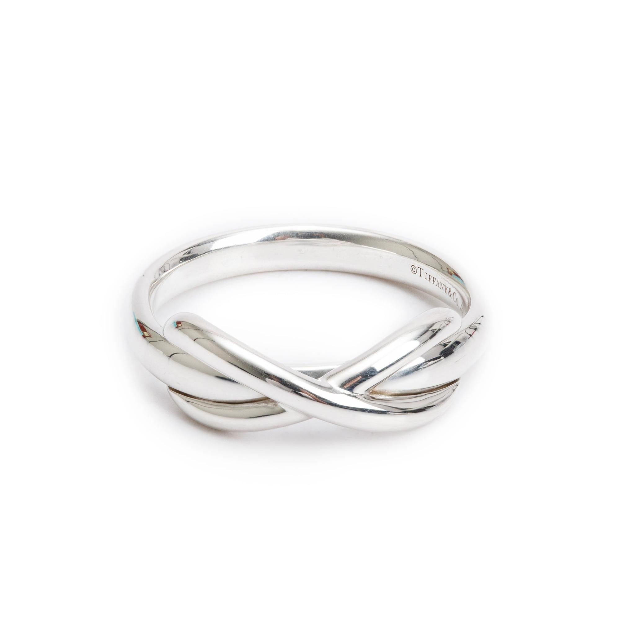 Tiffany & Co. Sterling Silver Infinity Ring, Size 5