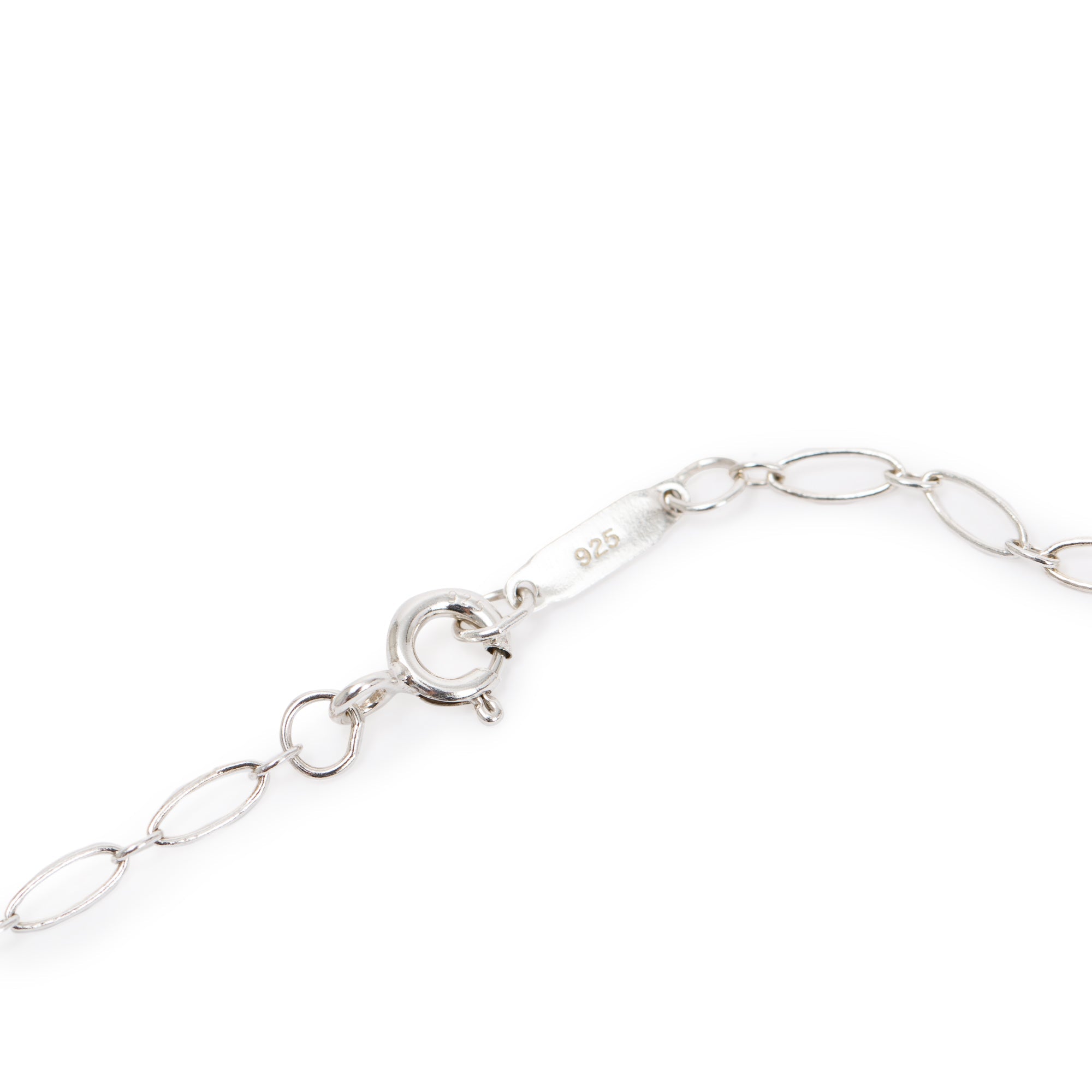 Tiffany & Co. Sterling Silver Large Oval Key Pendant Necklace