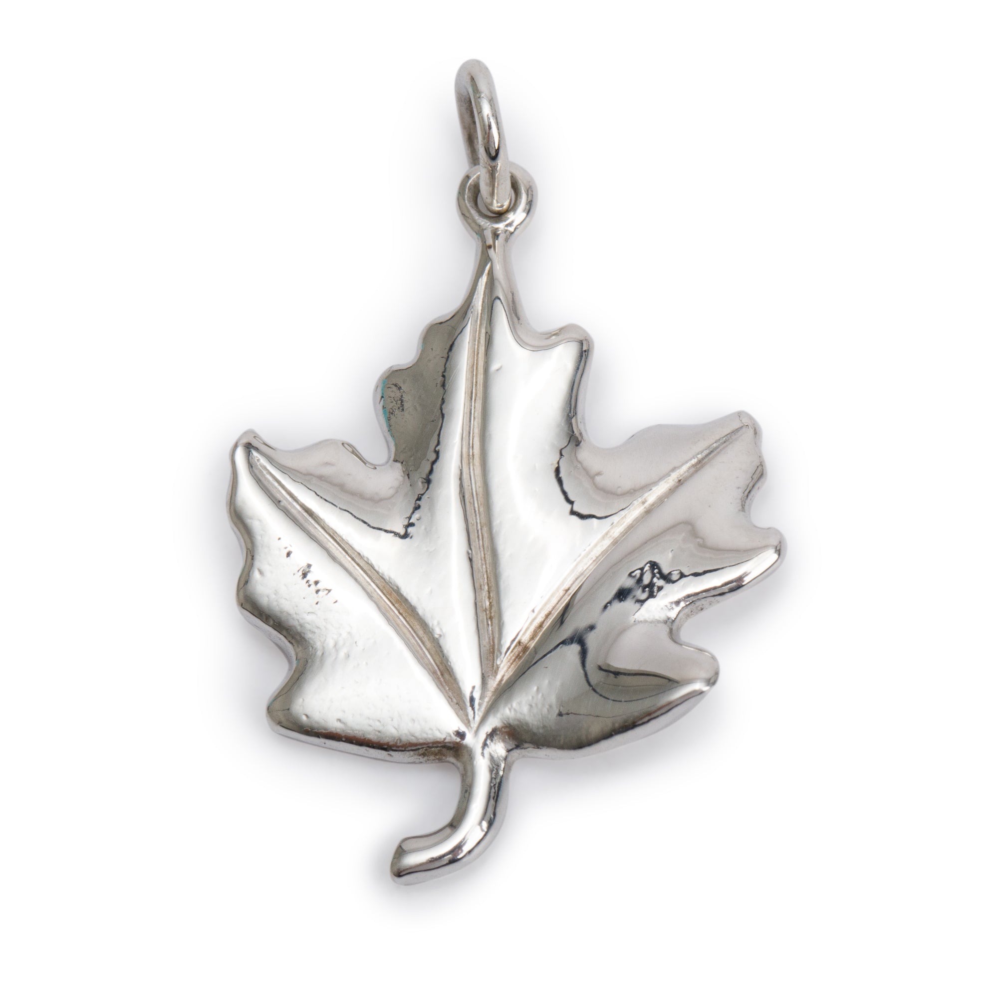 Tiffany & Co. Sterling Silver Maple Leaf Charm