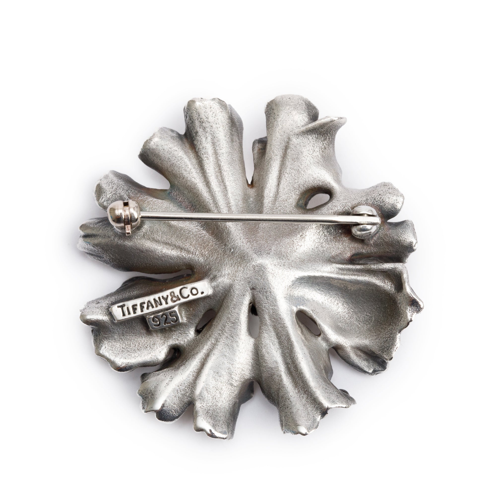 Tiffany & Co. Sterling Silver Marigold Flower Brooch