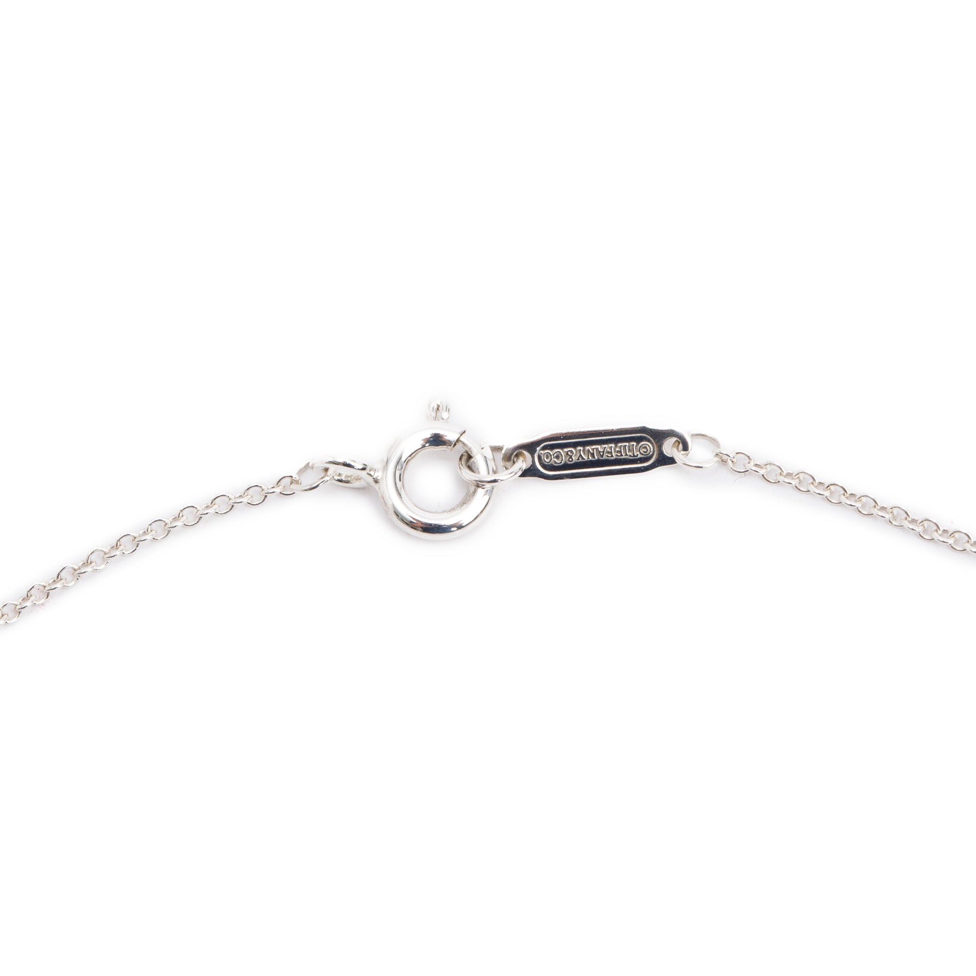 Tiffany & Co. Sterling Silver Medium 1837 Circle Pendant Necklace