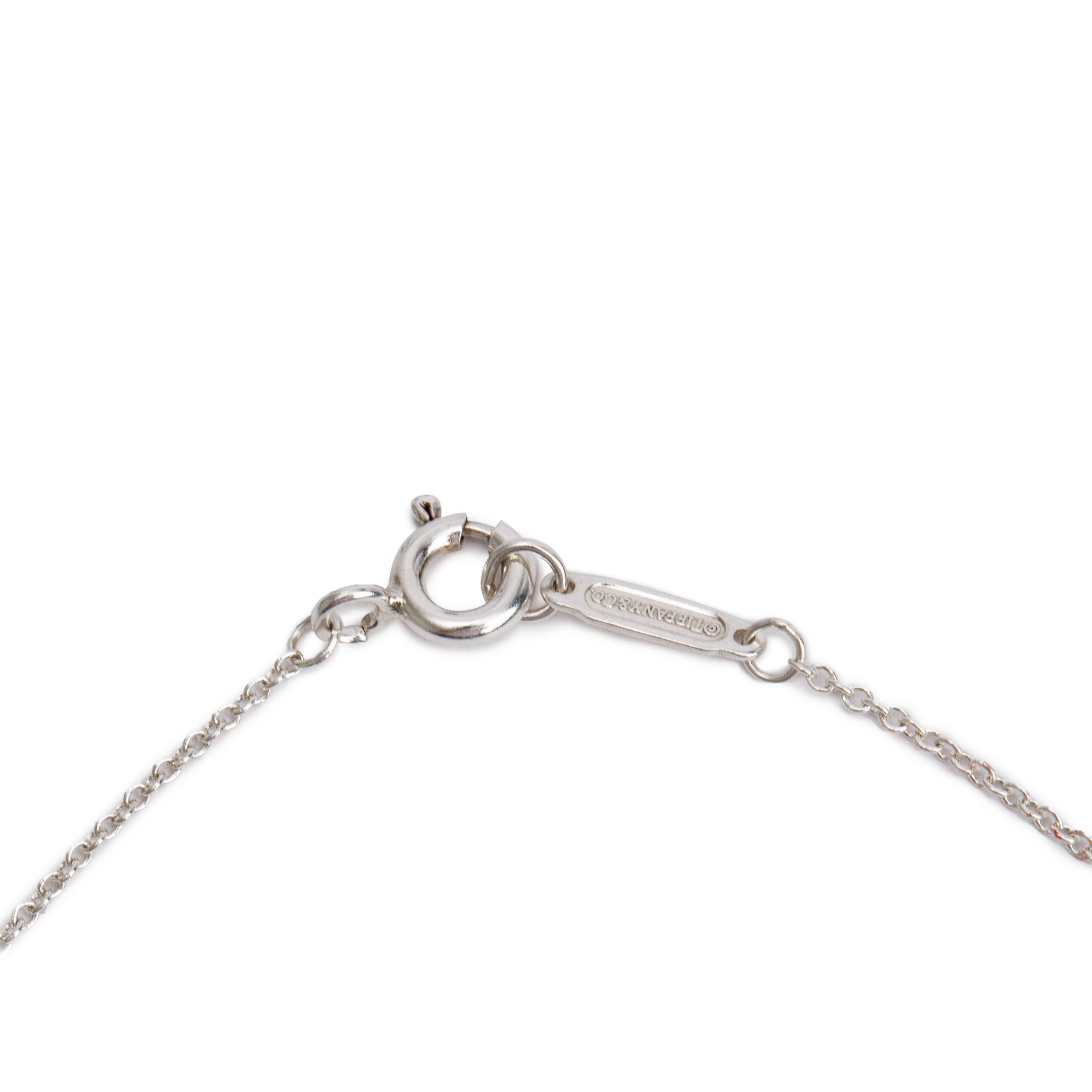 Tiffany & Co. Sterling Silver Medium 1837 Circle Pendant Necklace