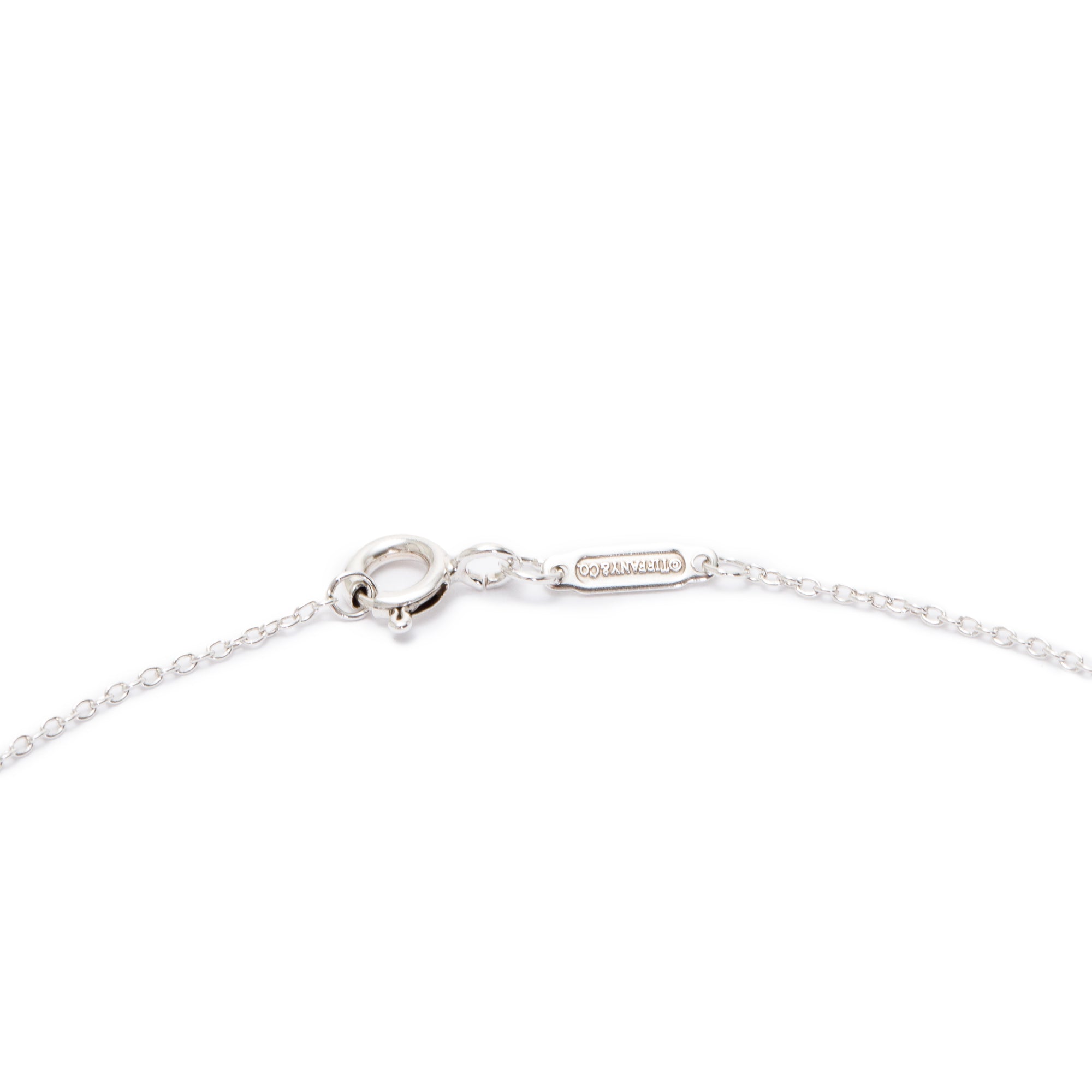 Tiffany & Co. Sterling Silver Medium 1837 Circle Pendant Necklace