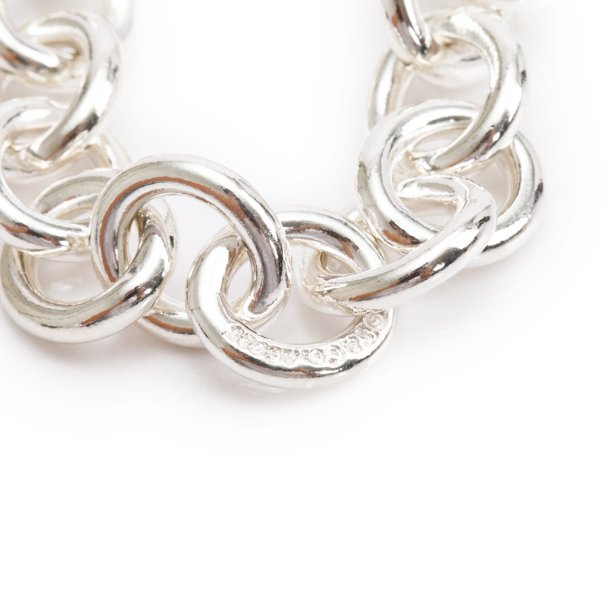 Tiffany & Co. Sterling Silver Medium Round Link Bracelet