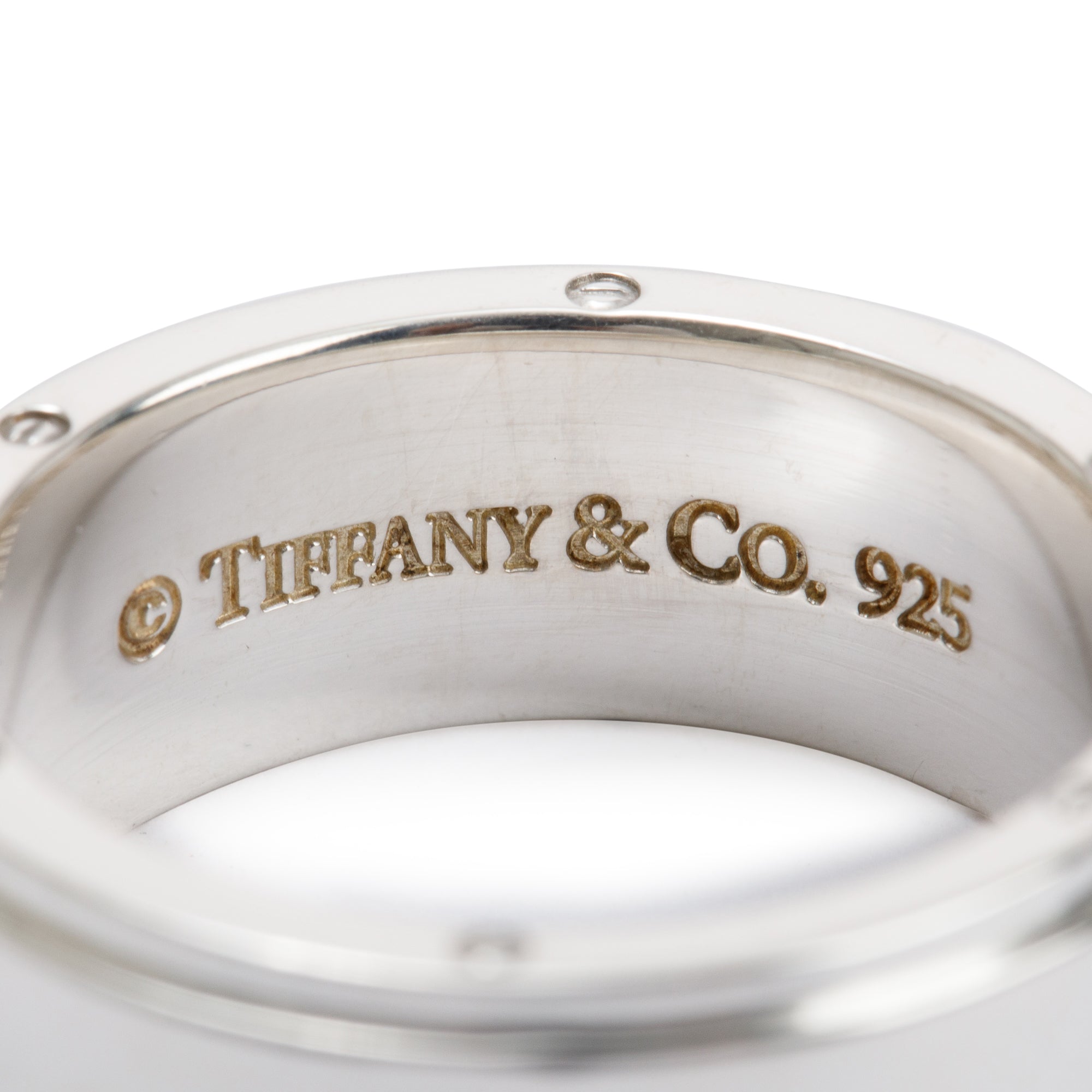 Tiffany & Co. Sterling Silver Metropolis Band Ring, Size 11