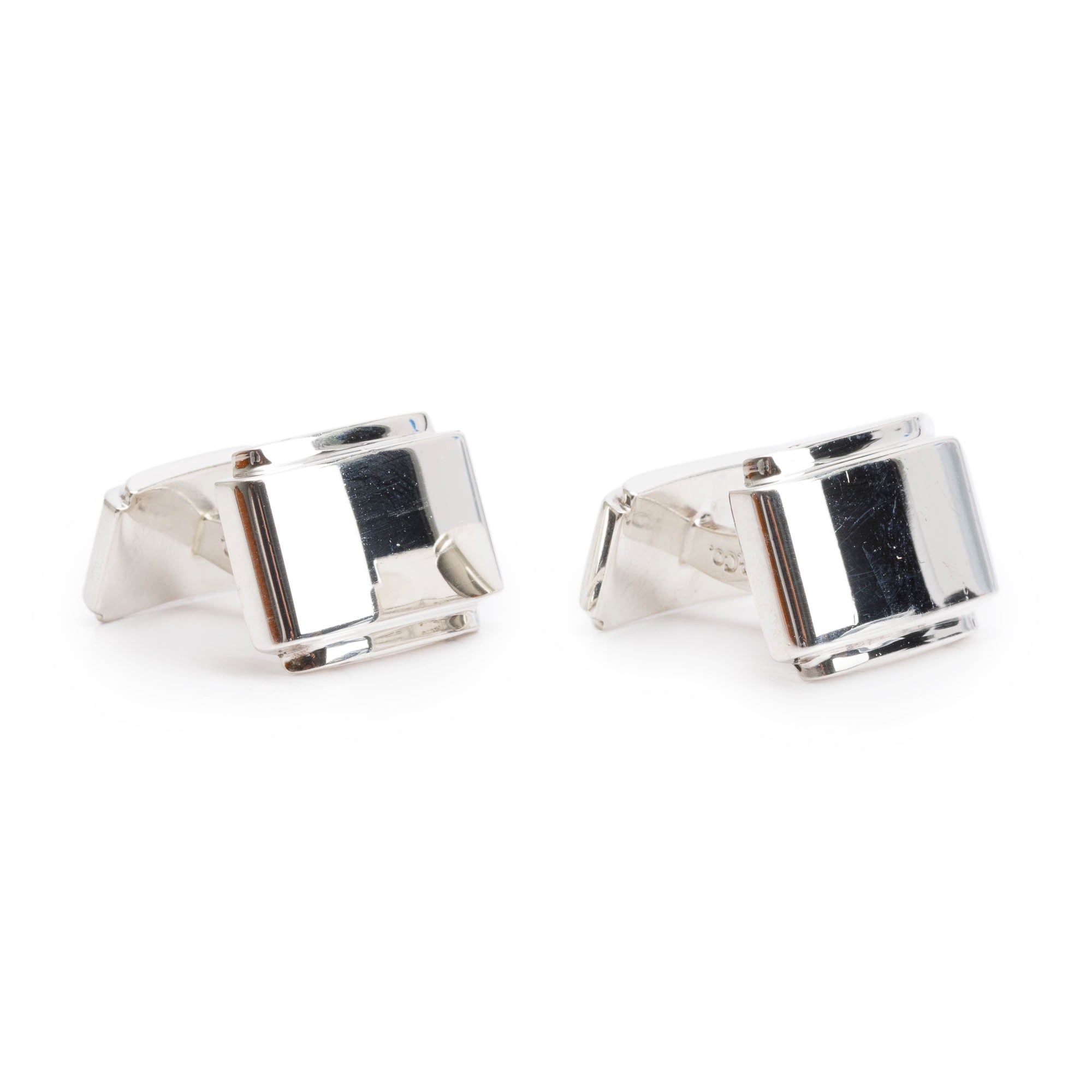 Tiffany & Co. Sterling Silver Metropolis Cufflinks