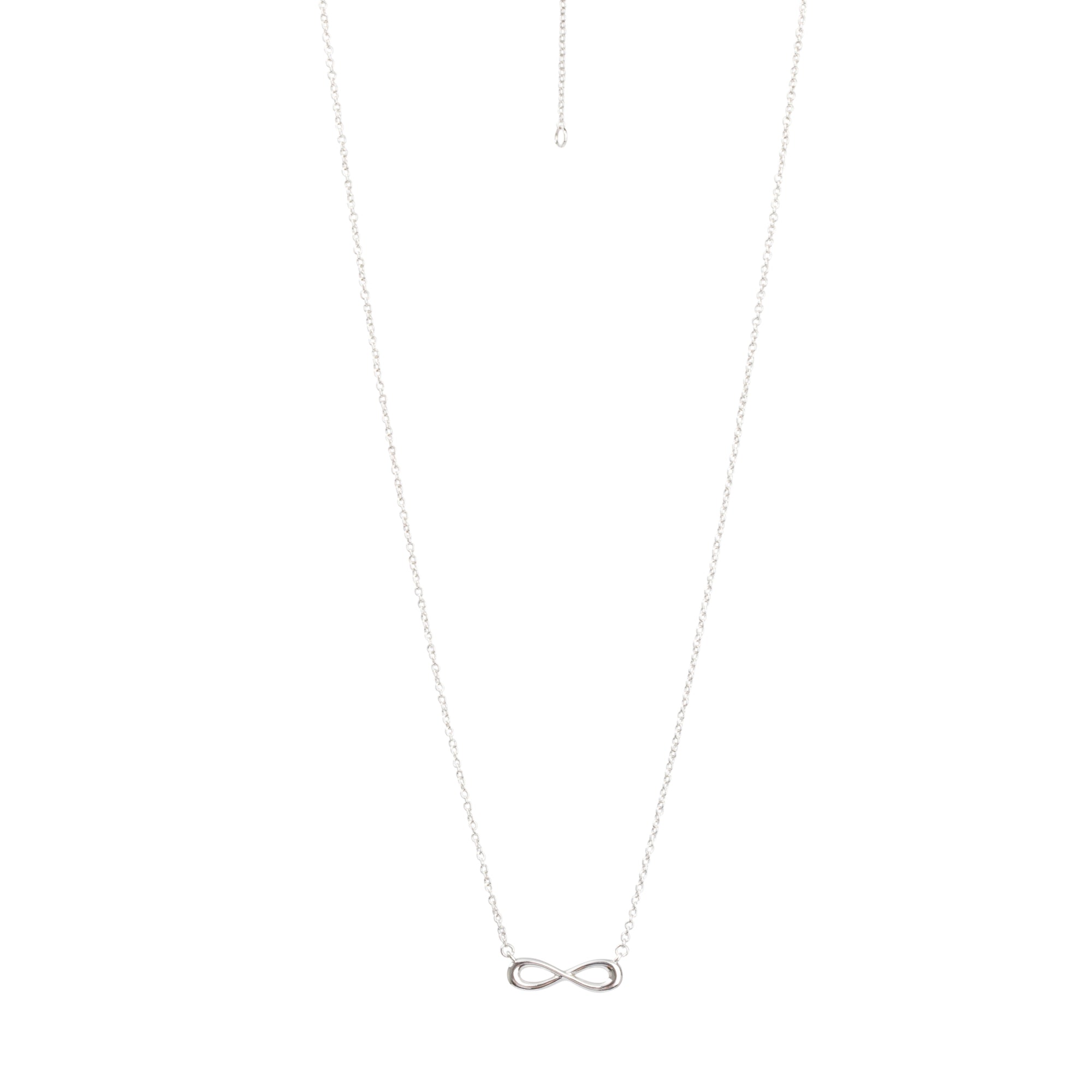 Tiffany & Co. Sterling Silver Mini Infinity Pendant Necklace