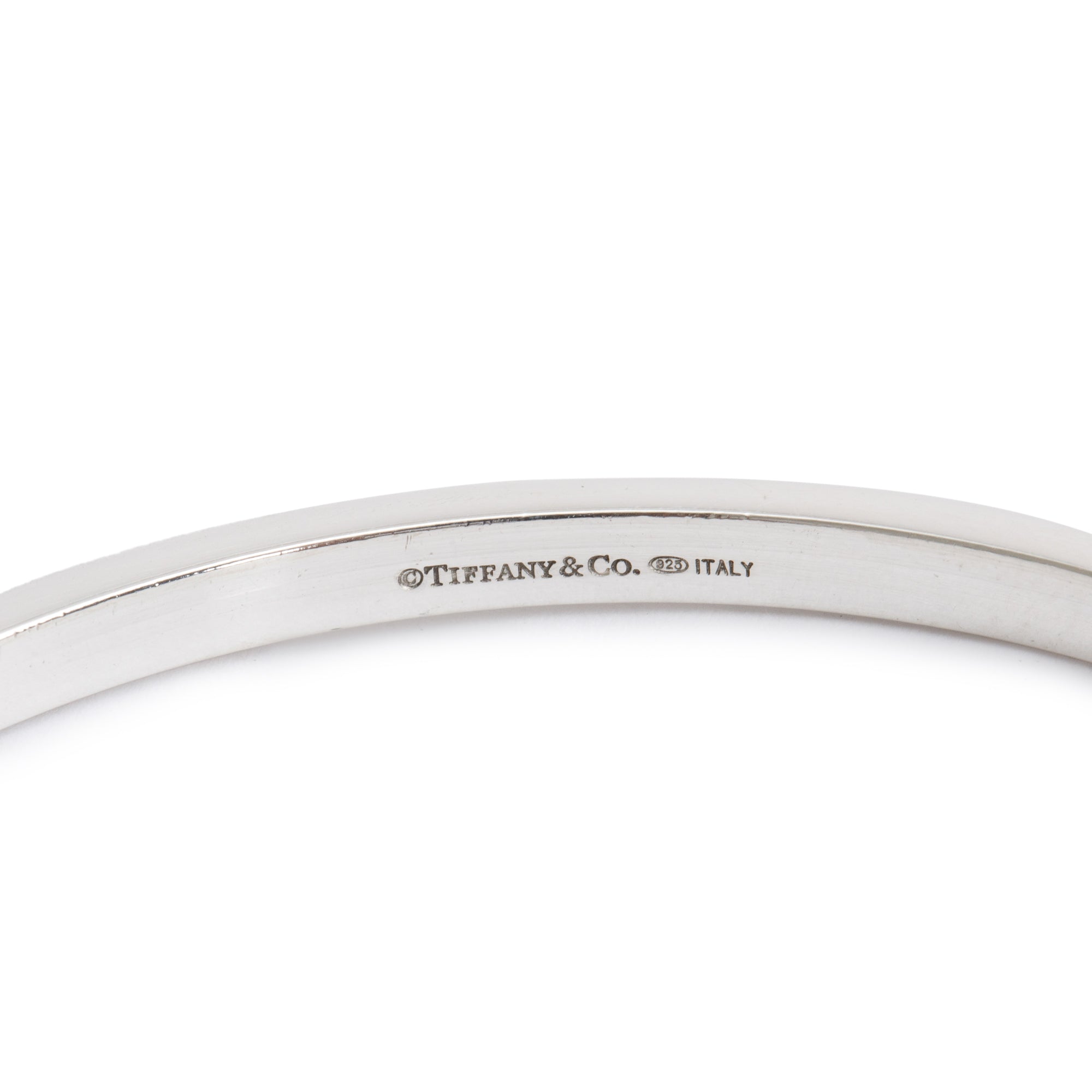 Tiffany & Co. Sterling Silver Narrow Bangle Bracelet