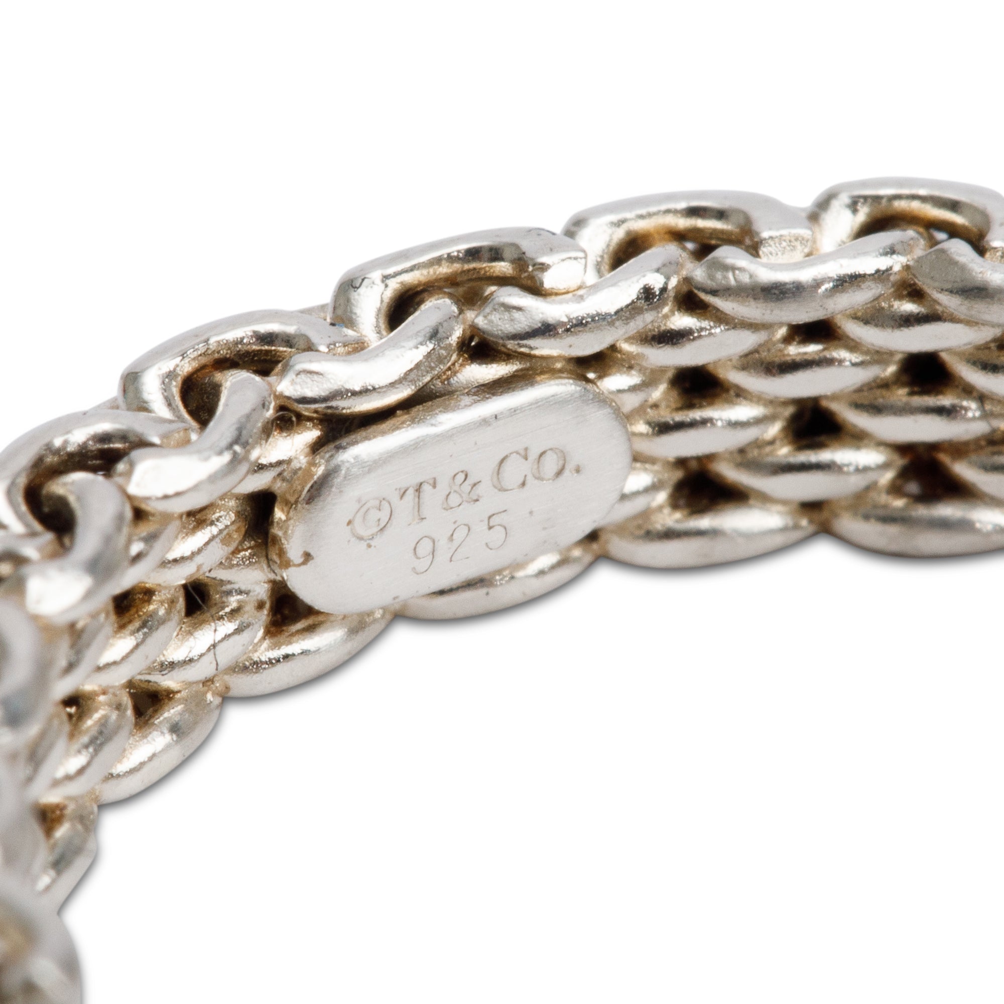 Tiffany & Co. Sterling Silver Narrow Somerset Ring, Size 5.75