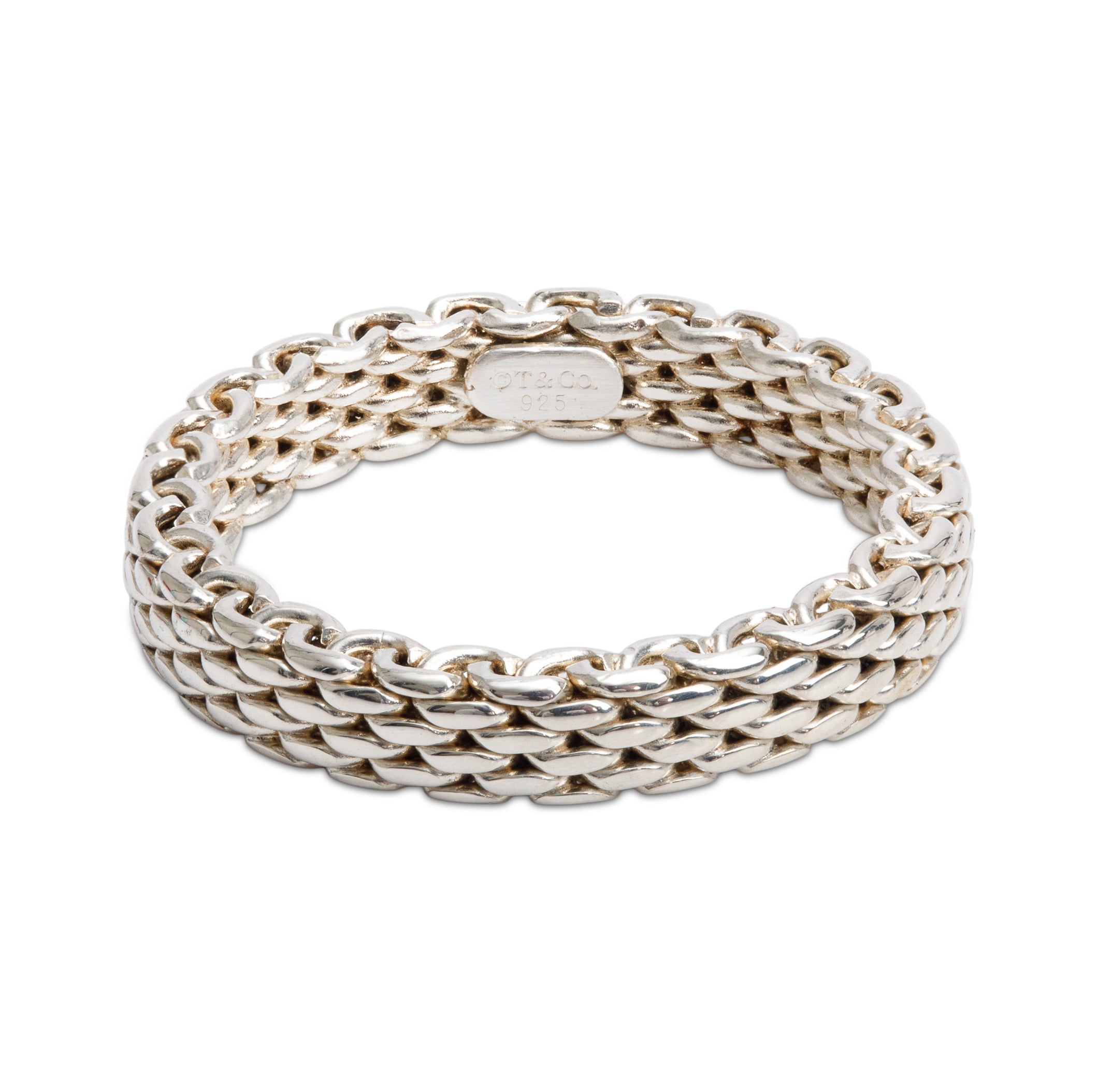 Tiffany & Co. Sterling Silver Narrow Somerset Ring, Size 5.75