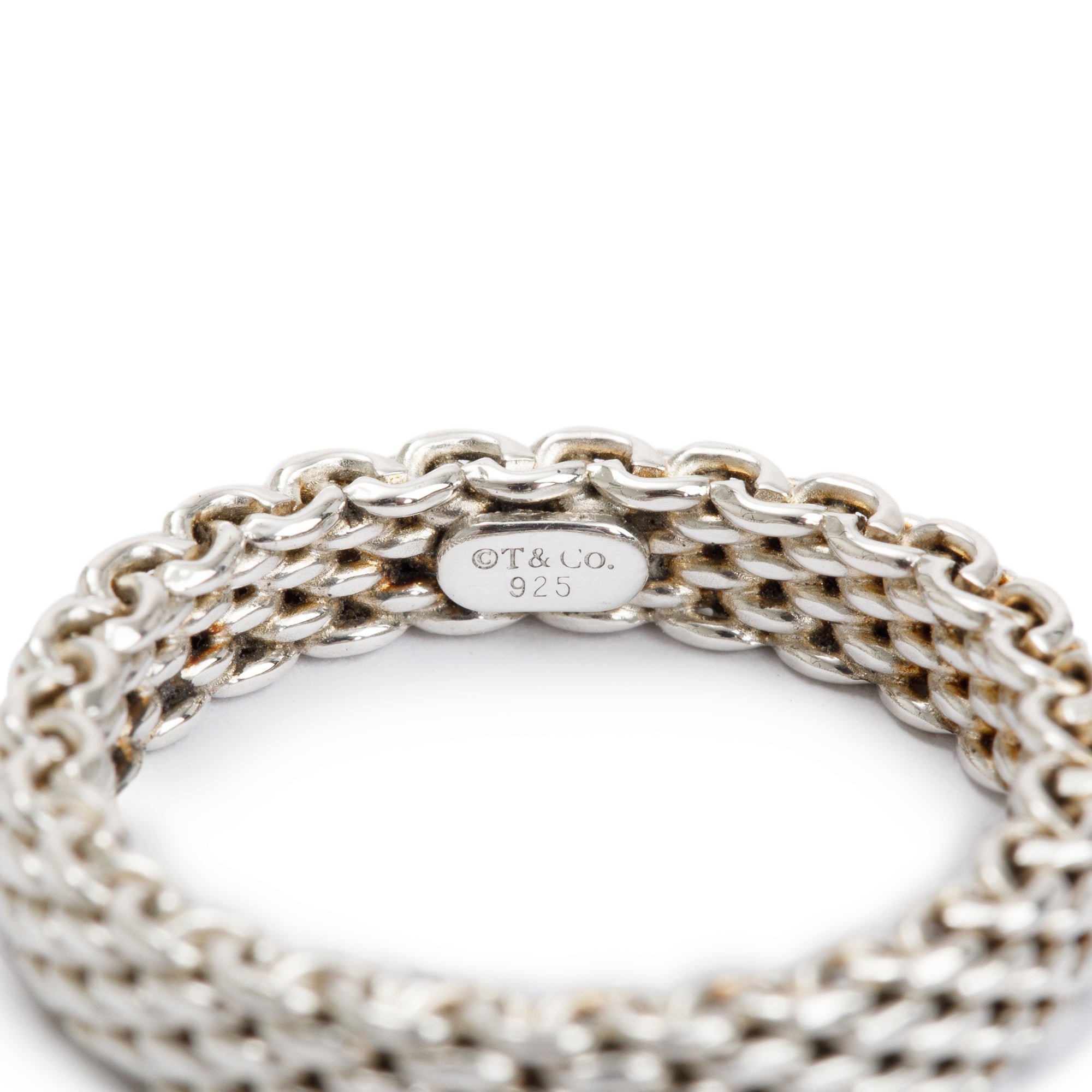 Tiffany & Co. Sterling Silver Narrow Somerset Ring, Size 6