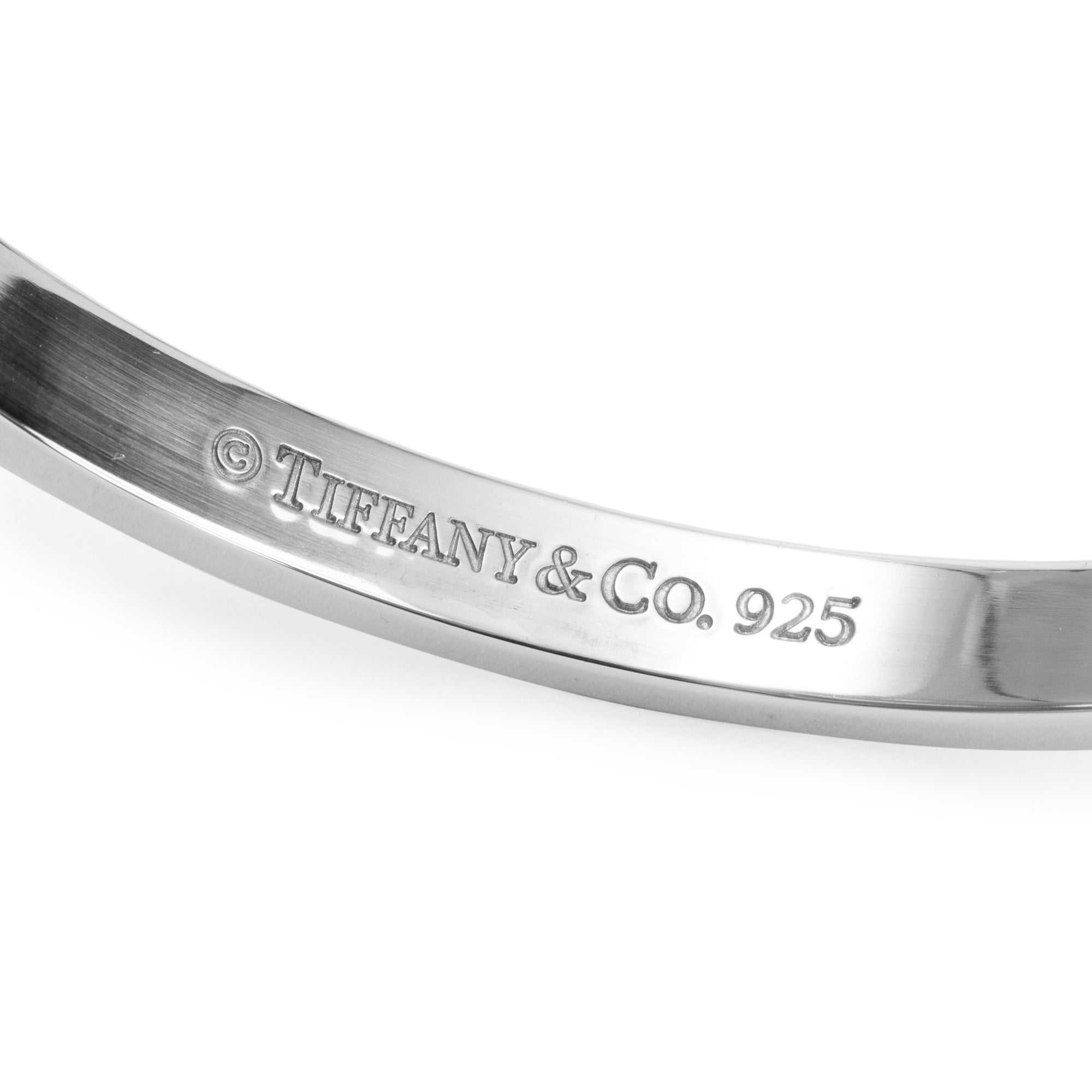 Tiffany & Co. Sterling Silver Notes Bangle Bracelet