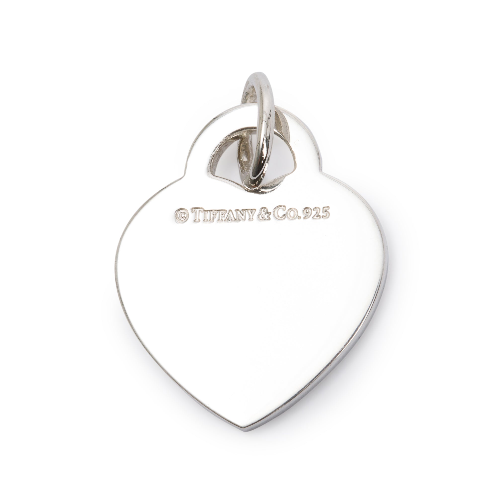 Tiffany & Co. Sterling Silver Notes Heart Tag Charm