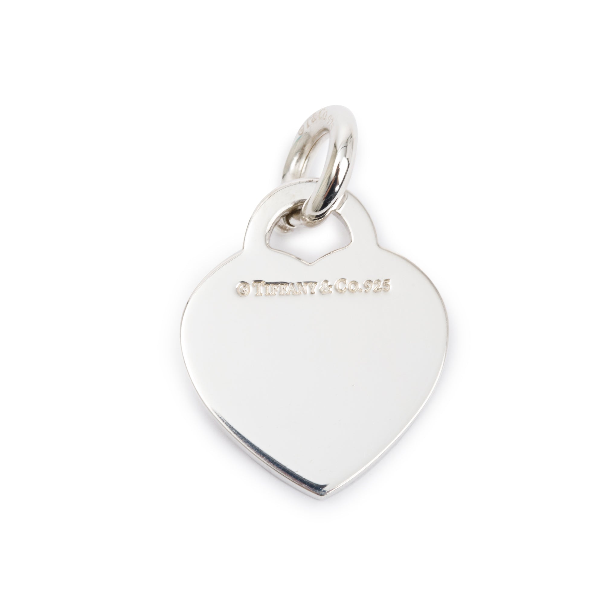 Tiffany & Co. Sterling Silver Notes Heart Tag Charm