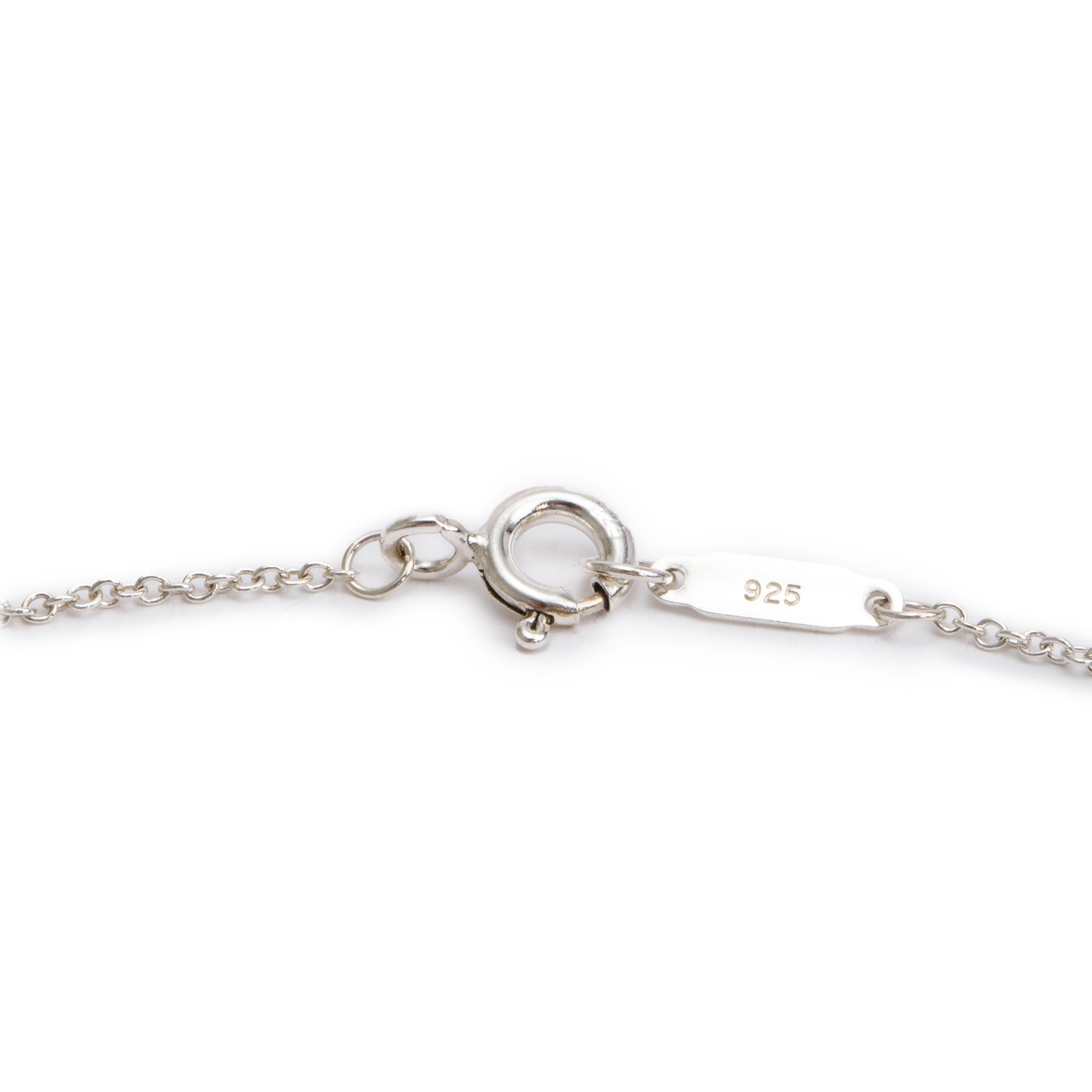 Tiffany & Co. Sterling Silver Notes Medium Round Tag Pendant Necklace