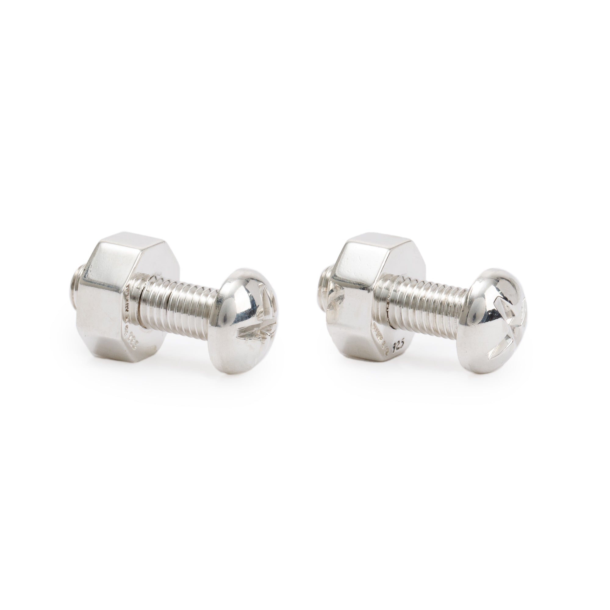 Tiffany & Co. Sterling Silver Nut & Bolt Cufflinks