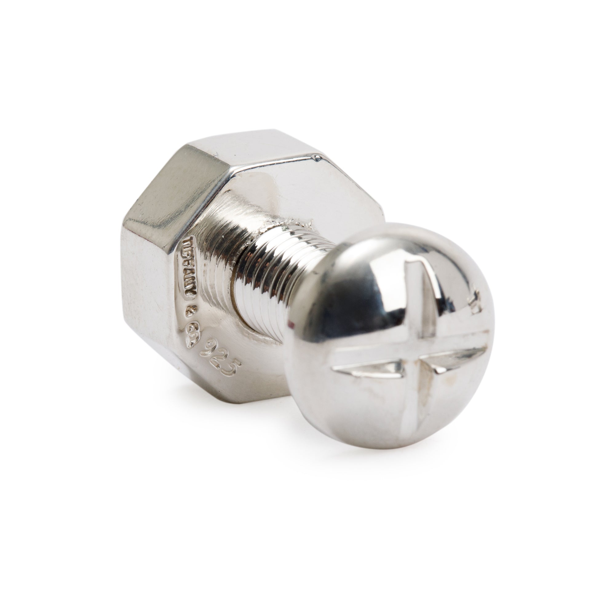 Tiffany & Co. Sterling Silver Nut & Bolt Cufflinks