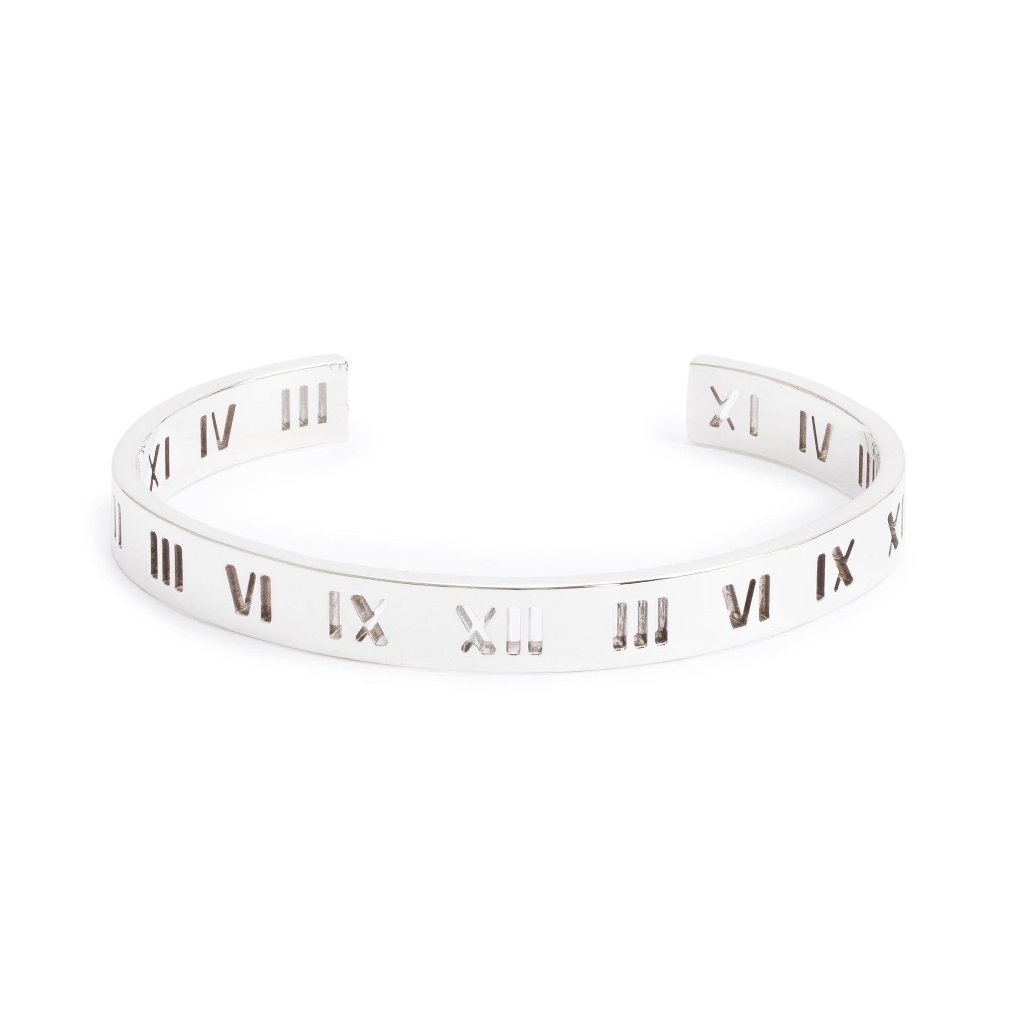 Tiffany & Co. Sterling Silver Pierced Atlas Cuff Bracelet
