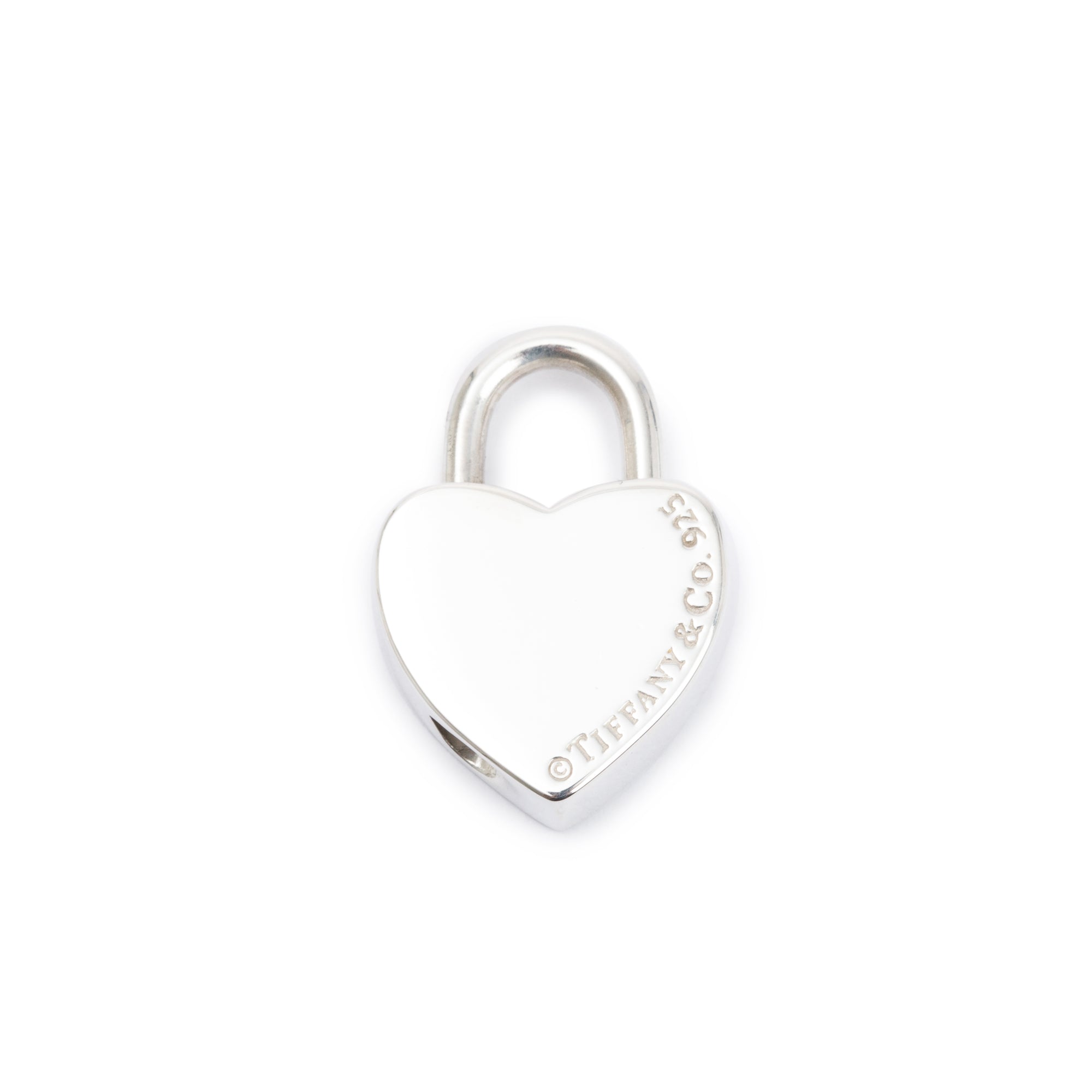 Tiffany & Co. Sterling Silver Return To Tiffany Heart Lock Charm