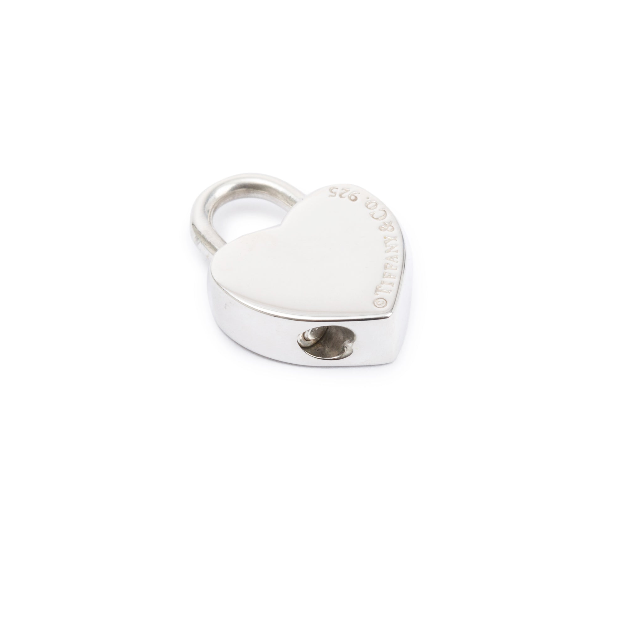 Tiffany & Co. Sterling Silver Return To Tiffany Heart Lock Charm