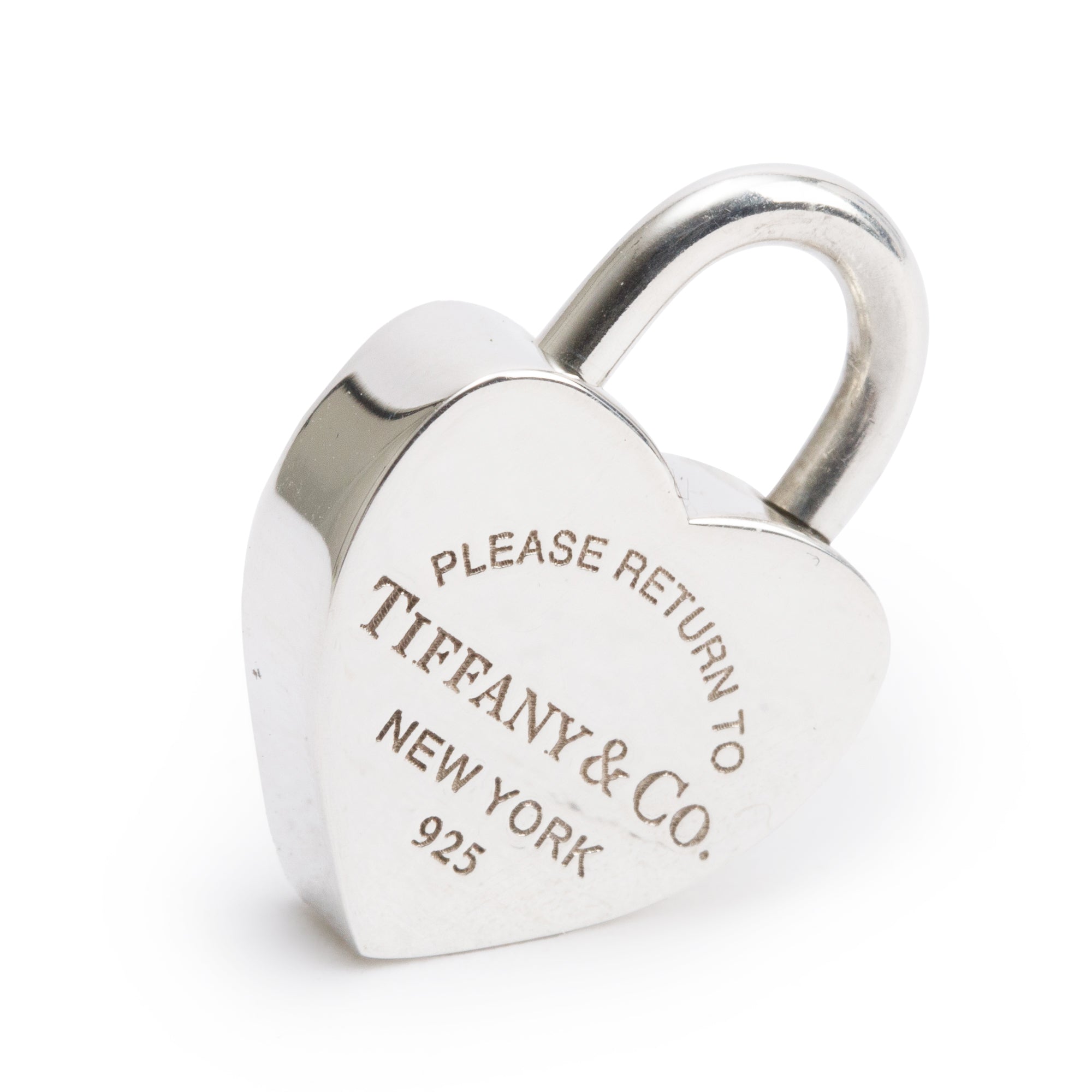Tiffany & Co. Sterling Silver Return To Tiffany Heart Lock Charm