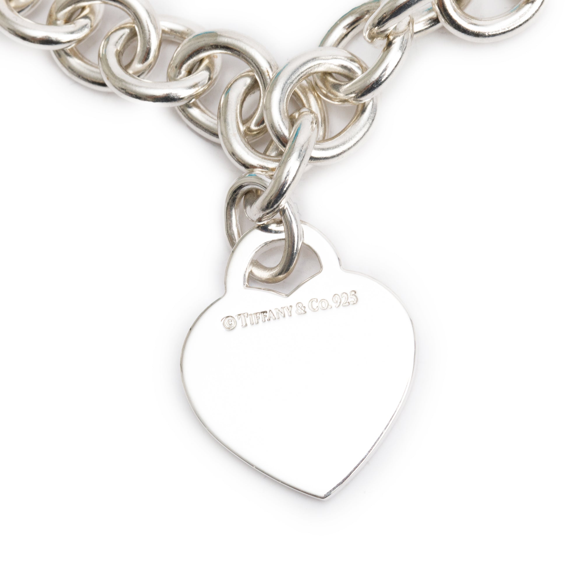 Tiffany & Co. Sterling Silver Return To Tiffany Heart Tag Necklace